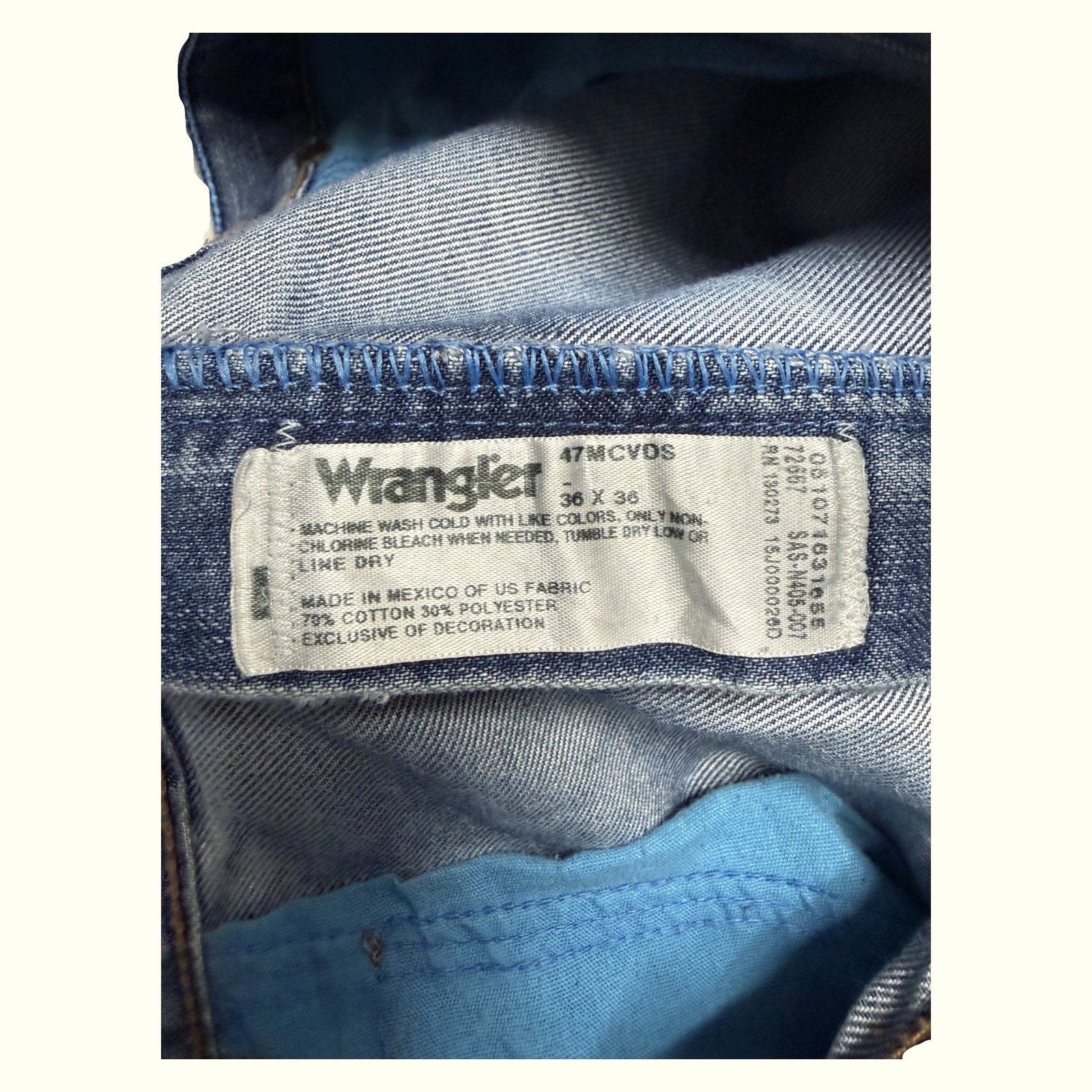 Wrangler Jean Regular Homme 2010s Western – W36