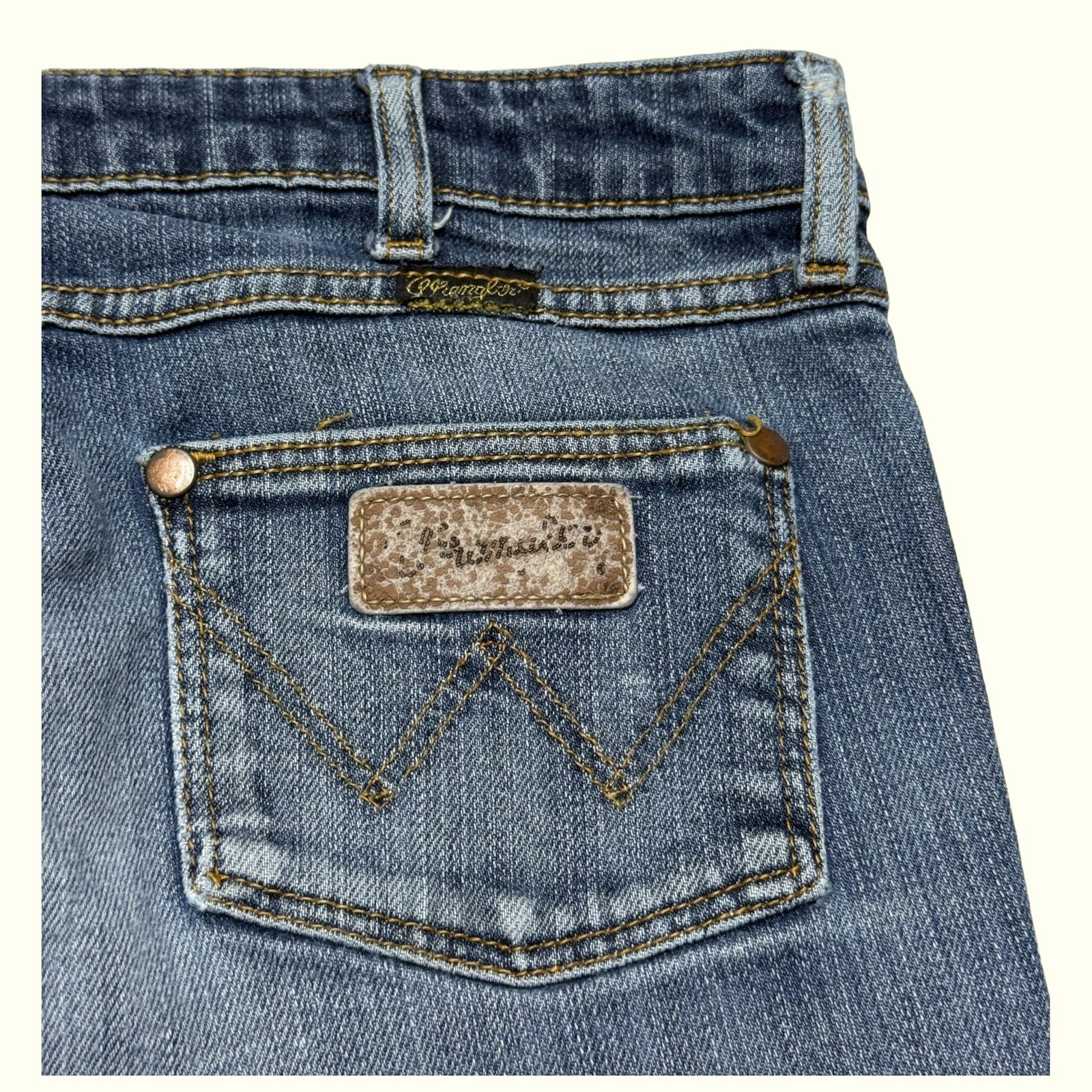 Wrangler Jean Regular Femme 2000s Western – W28
