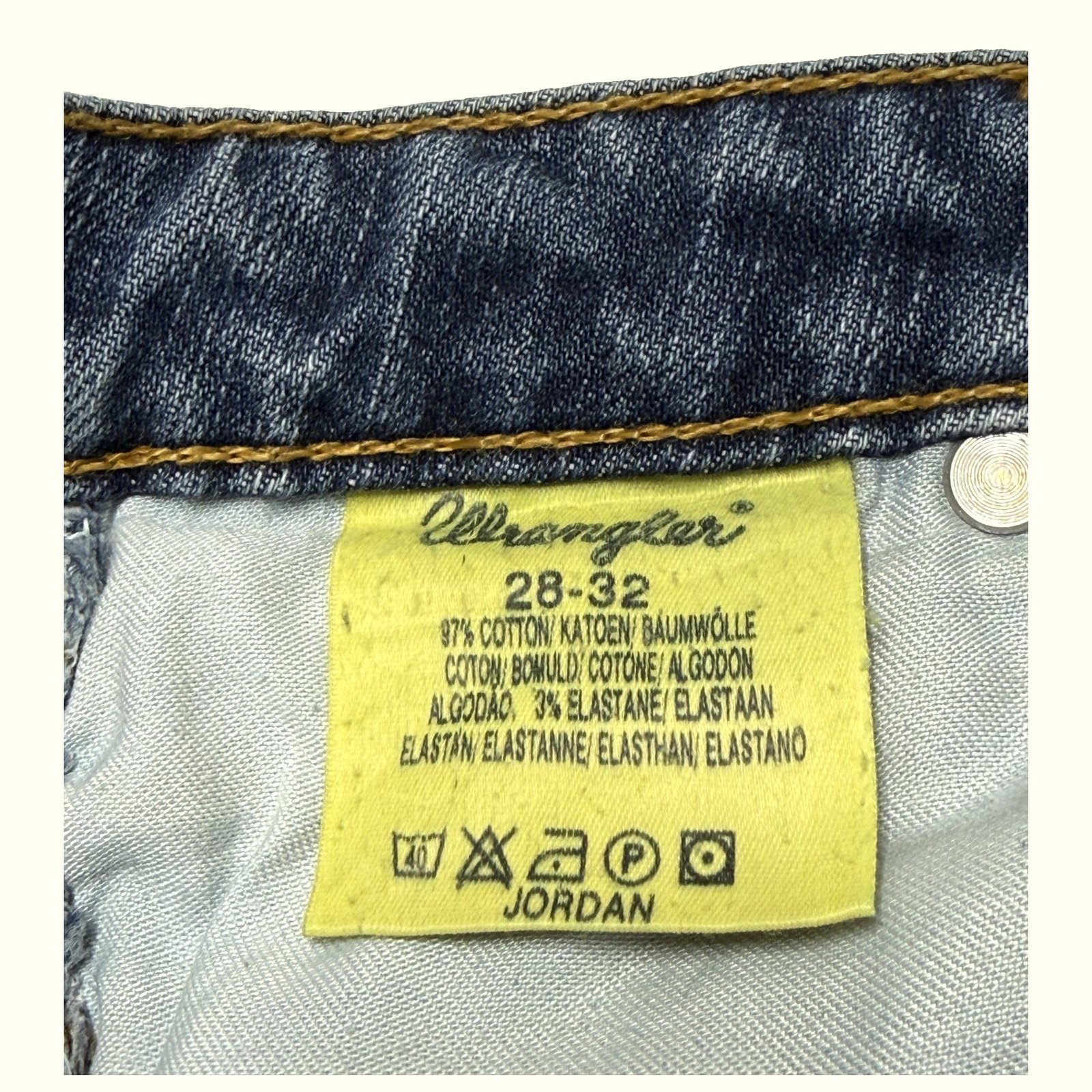 Wrangler Jean Regular Femme 2000s Western – W28