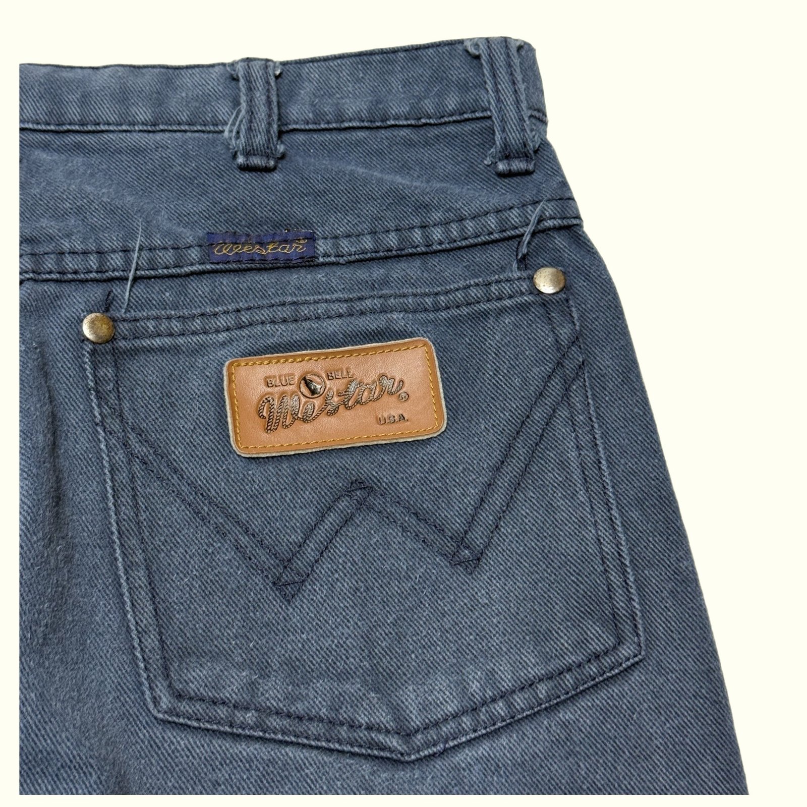 Wrangler Jean Regular Homme 1980s Vintage – W28