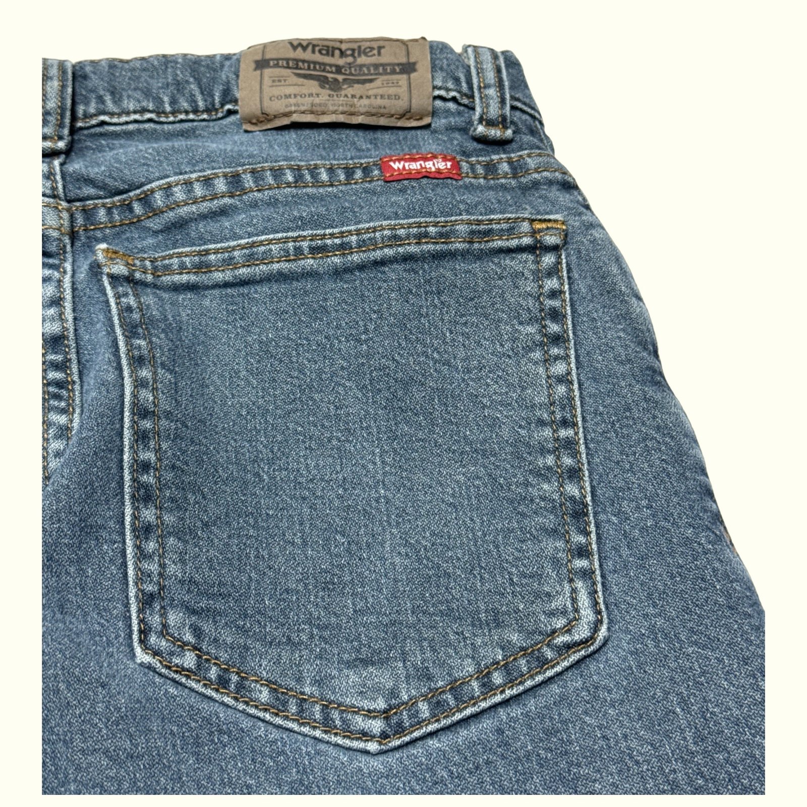 Wrangler Jean Regular Garçon 2010s Normcore – W28