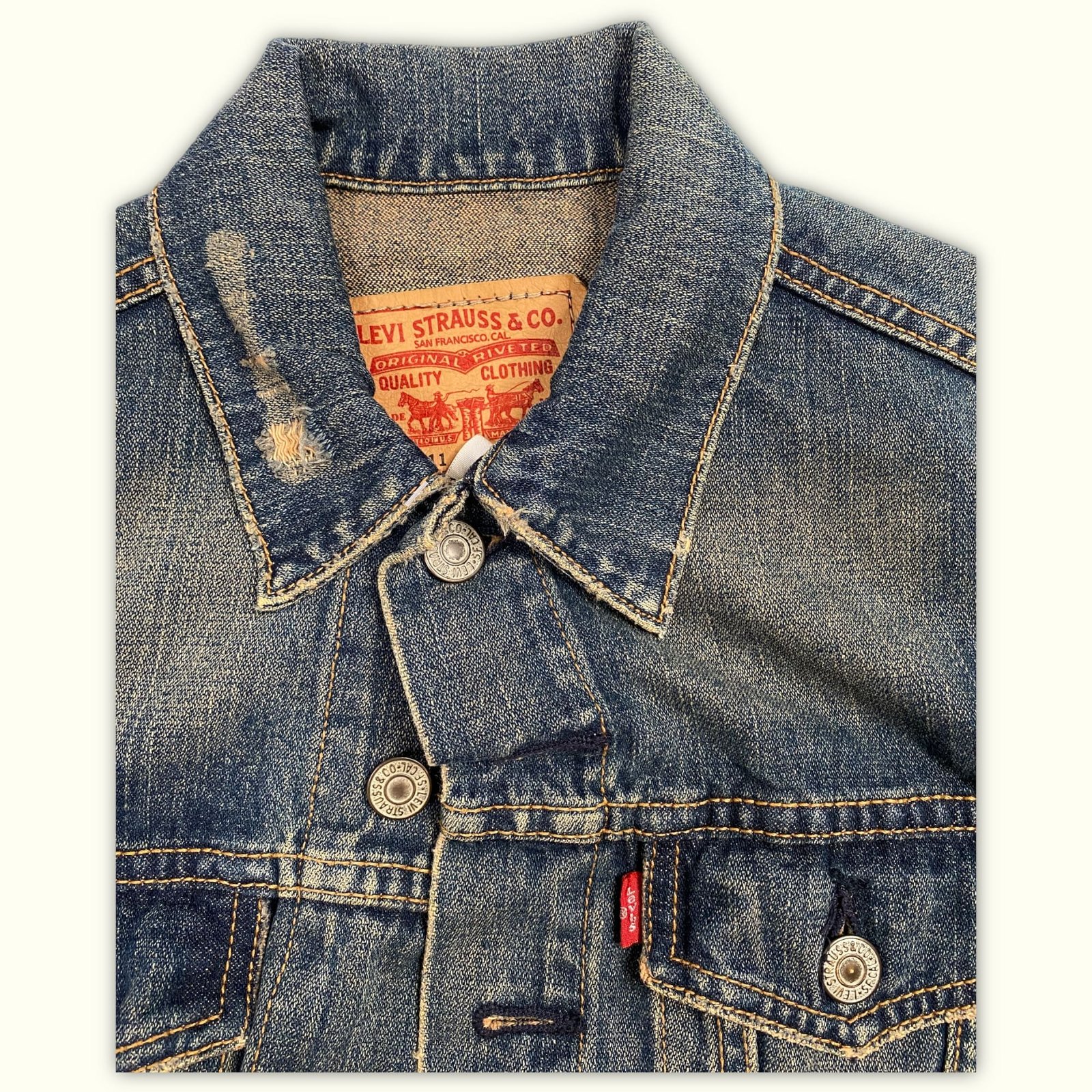 Levi'S Veste Regular Homme 2000s Vintage – S