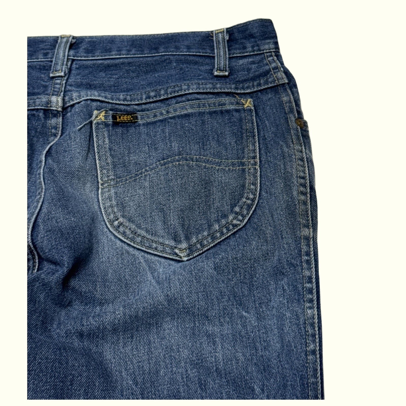 Lee Jean Regular Homme 1980s Vintage – W35