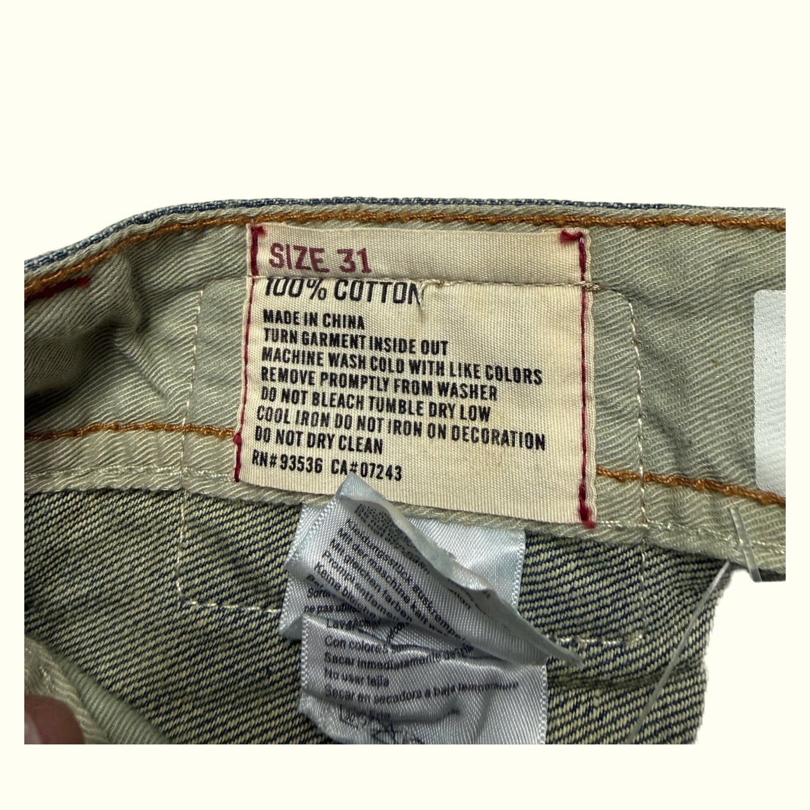 Ecko Unltd. Jean Baggy Homme 2000s Y2K – W31