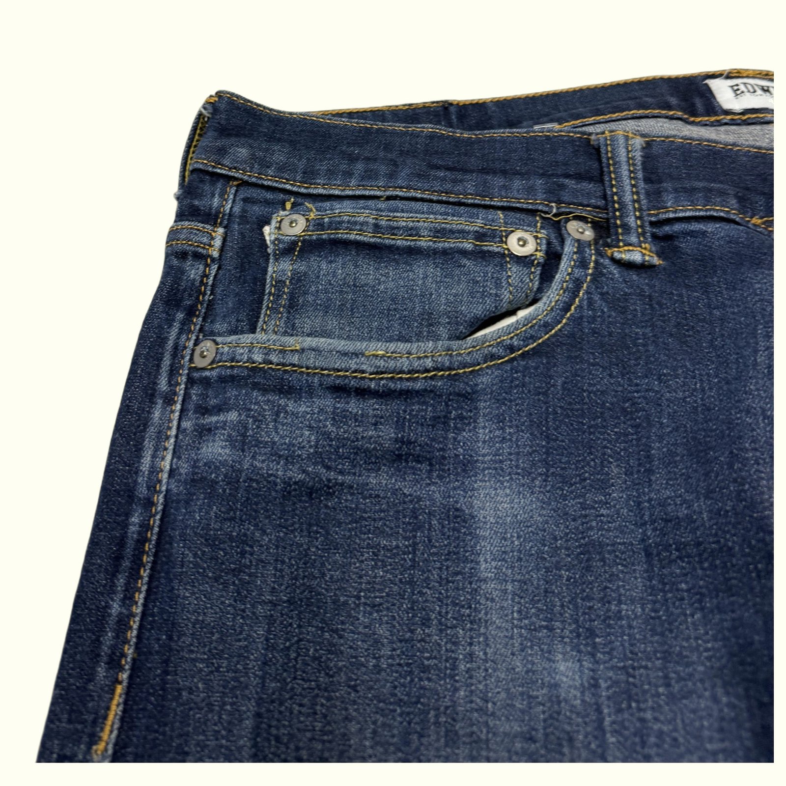 Edwin ED-80 Jean Slim Homme Streetwear japonais – W33
