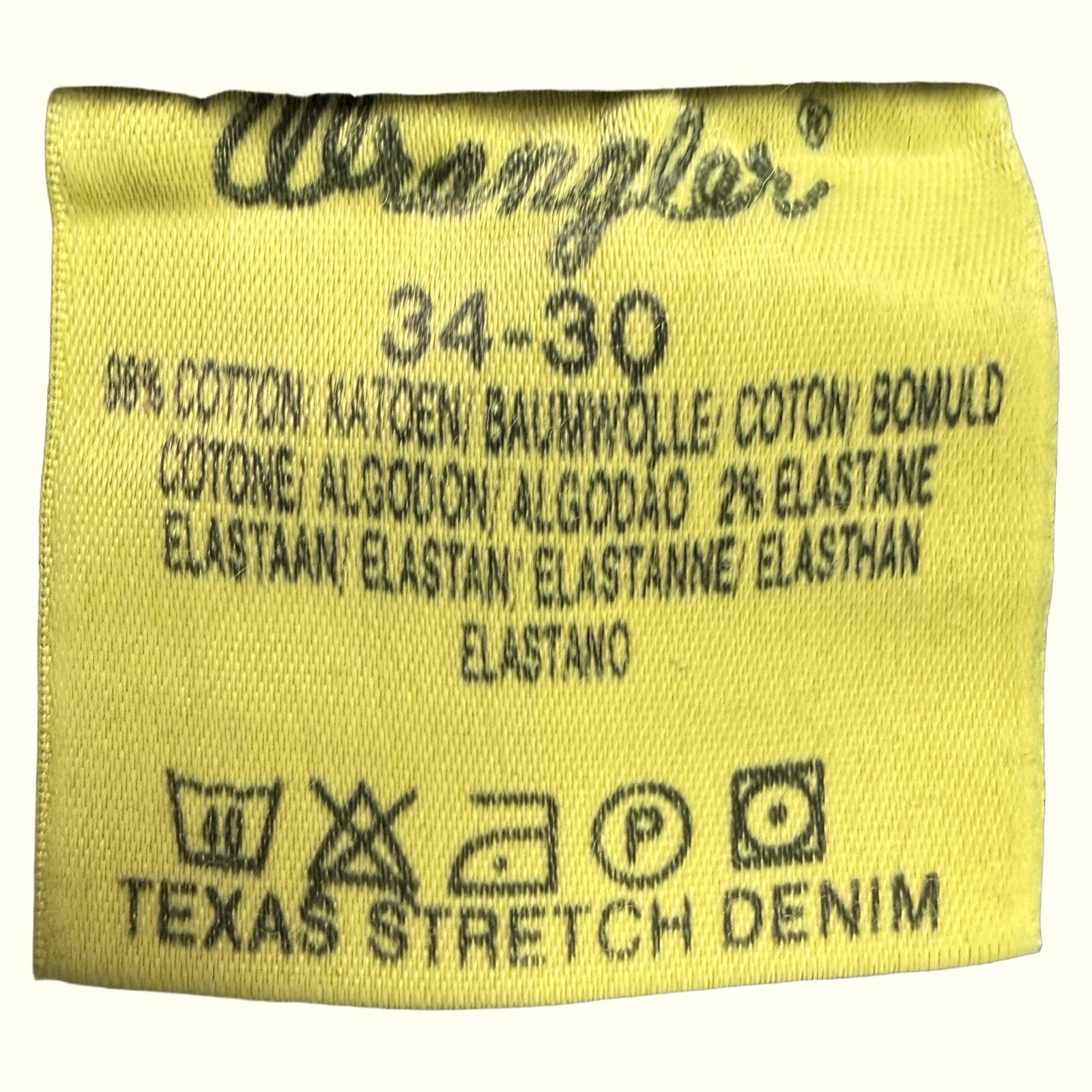 Wrangler Jean Regular Homme 2000s Western – W34