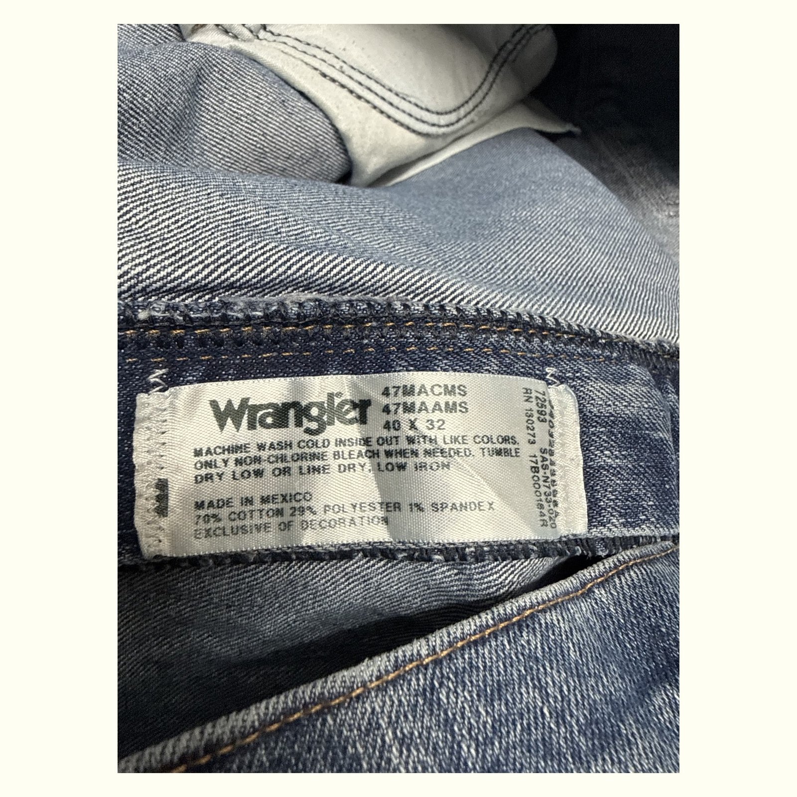 Wrangler Jean Regular Homme Western – W40