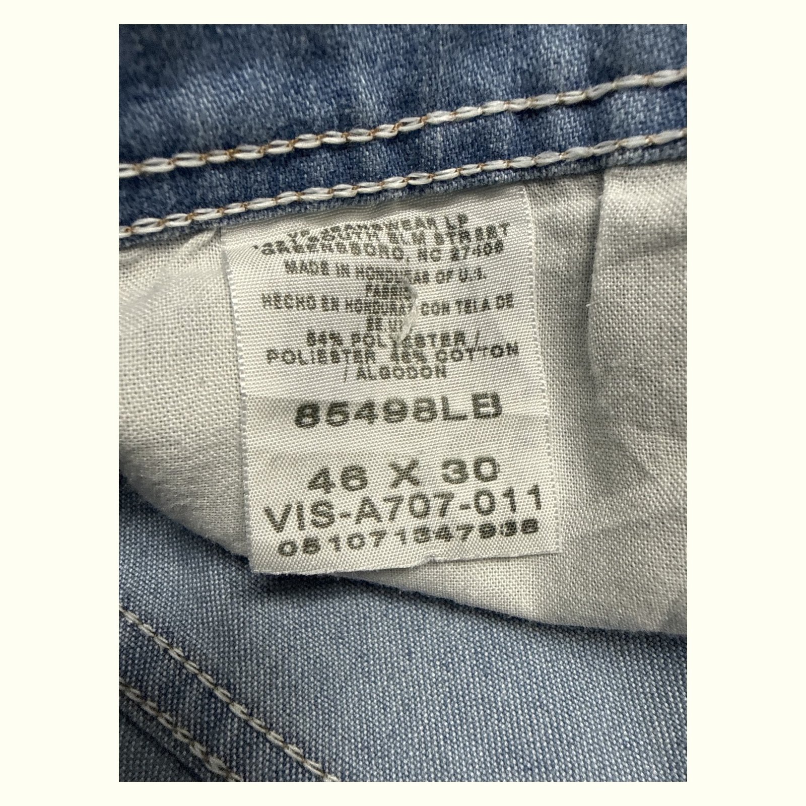 Wrangler 85498LB Jean Regular Homme 2000s Workwear – W46