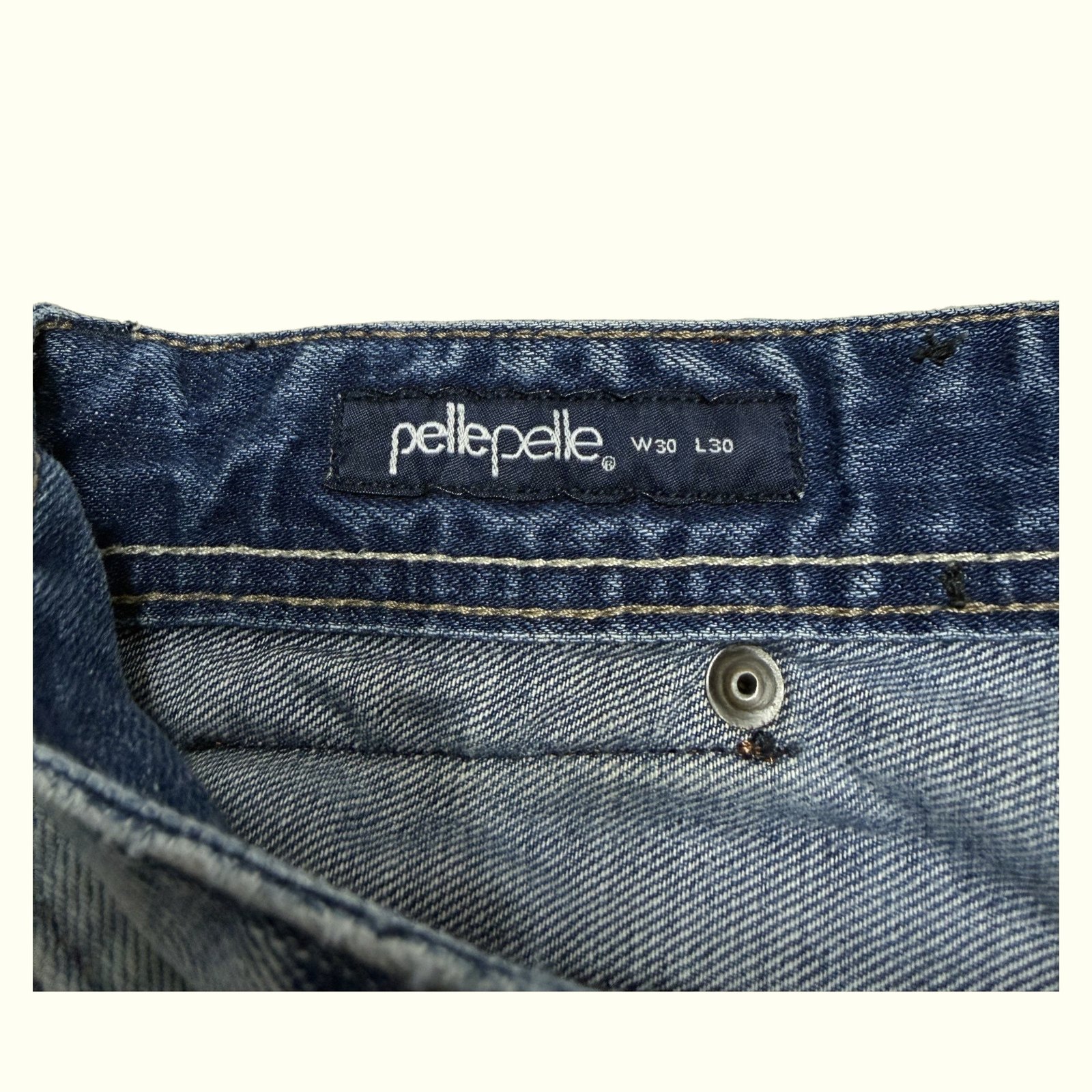 Pelle Pelle Jean Baggy Homme 2000s Streetwear – W30