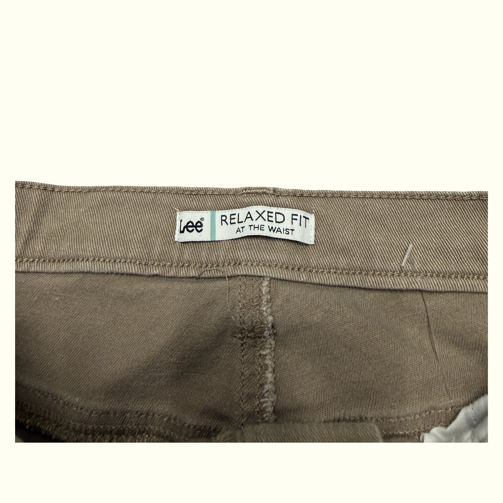 Lee Pantalon Relaxed Femme Khaki coded – W30