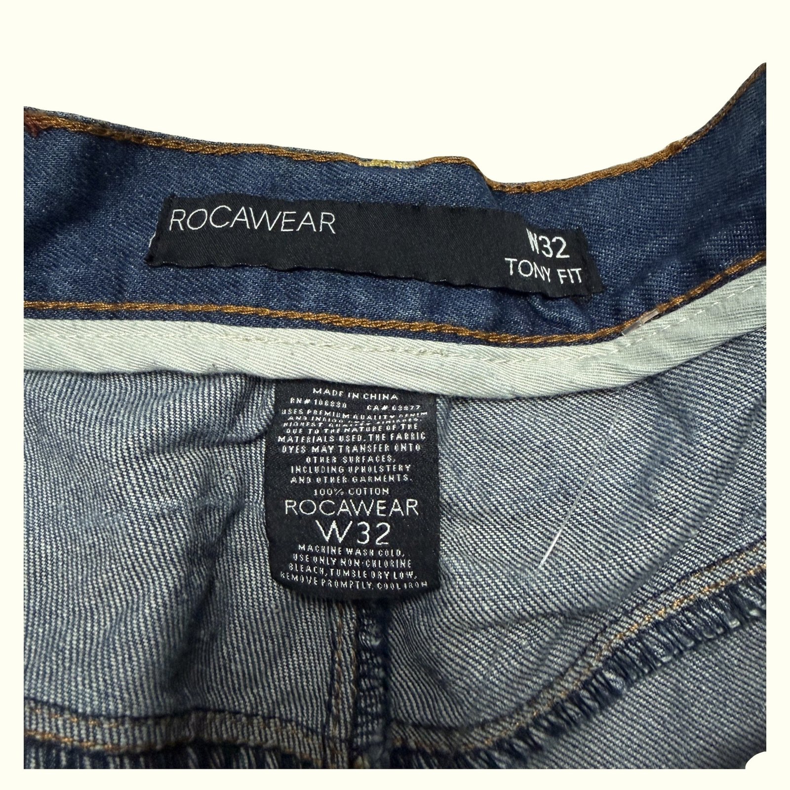 Rocawear Jean Baggy Homme 2000s Y2K – W32