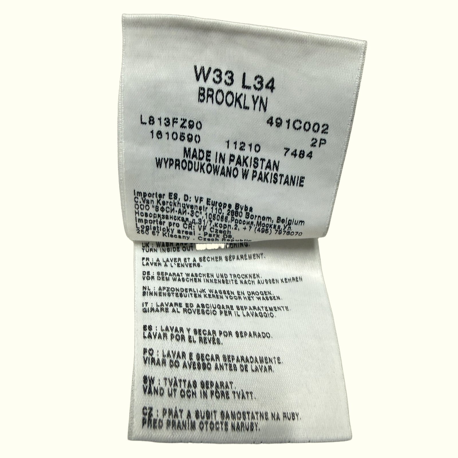 Lee Pantaloni Regular Uomo Abbigliamento da lavoro – W33