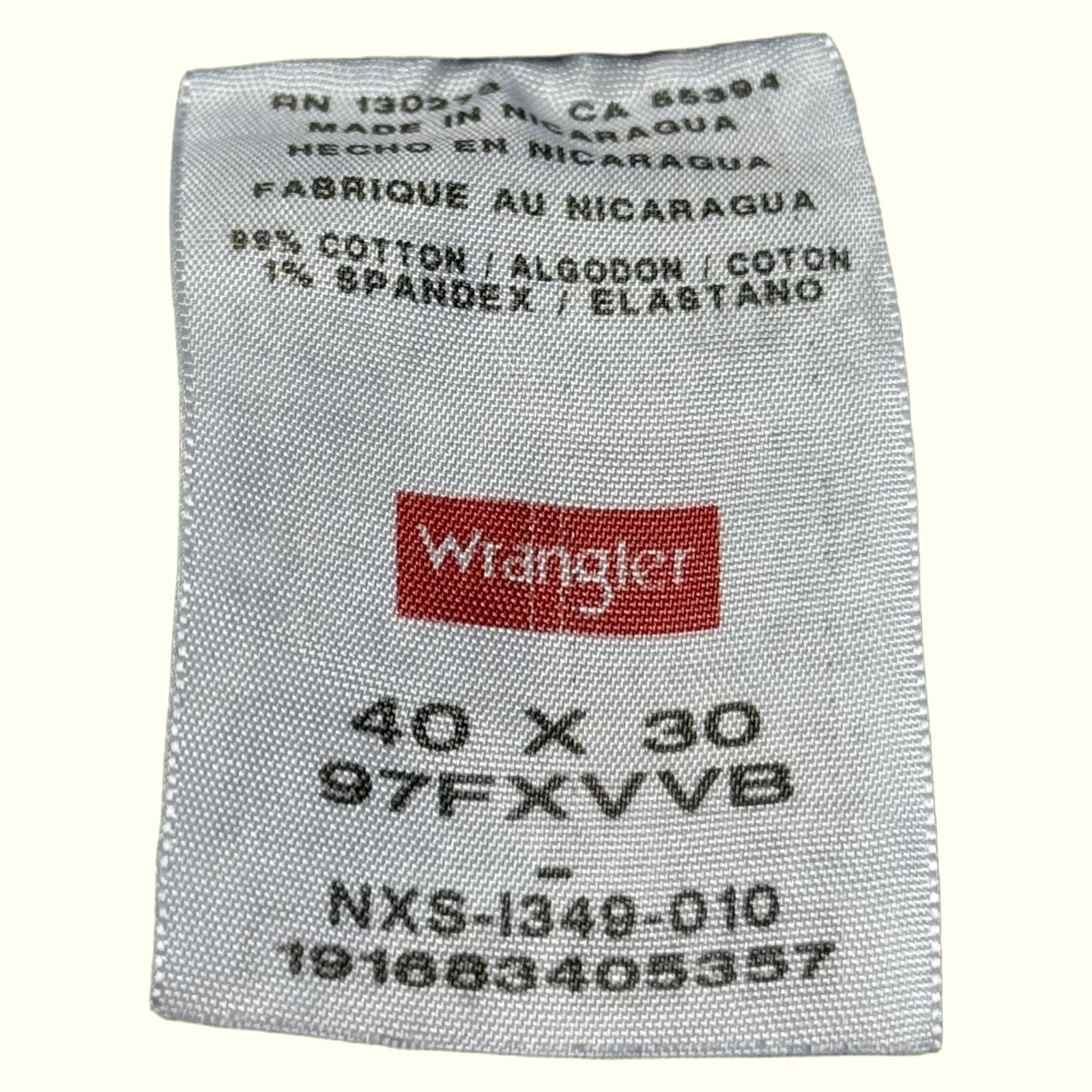 Wrangler Jean Regular Homme Workwear – W40