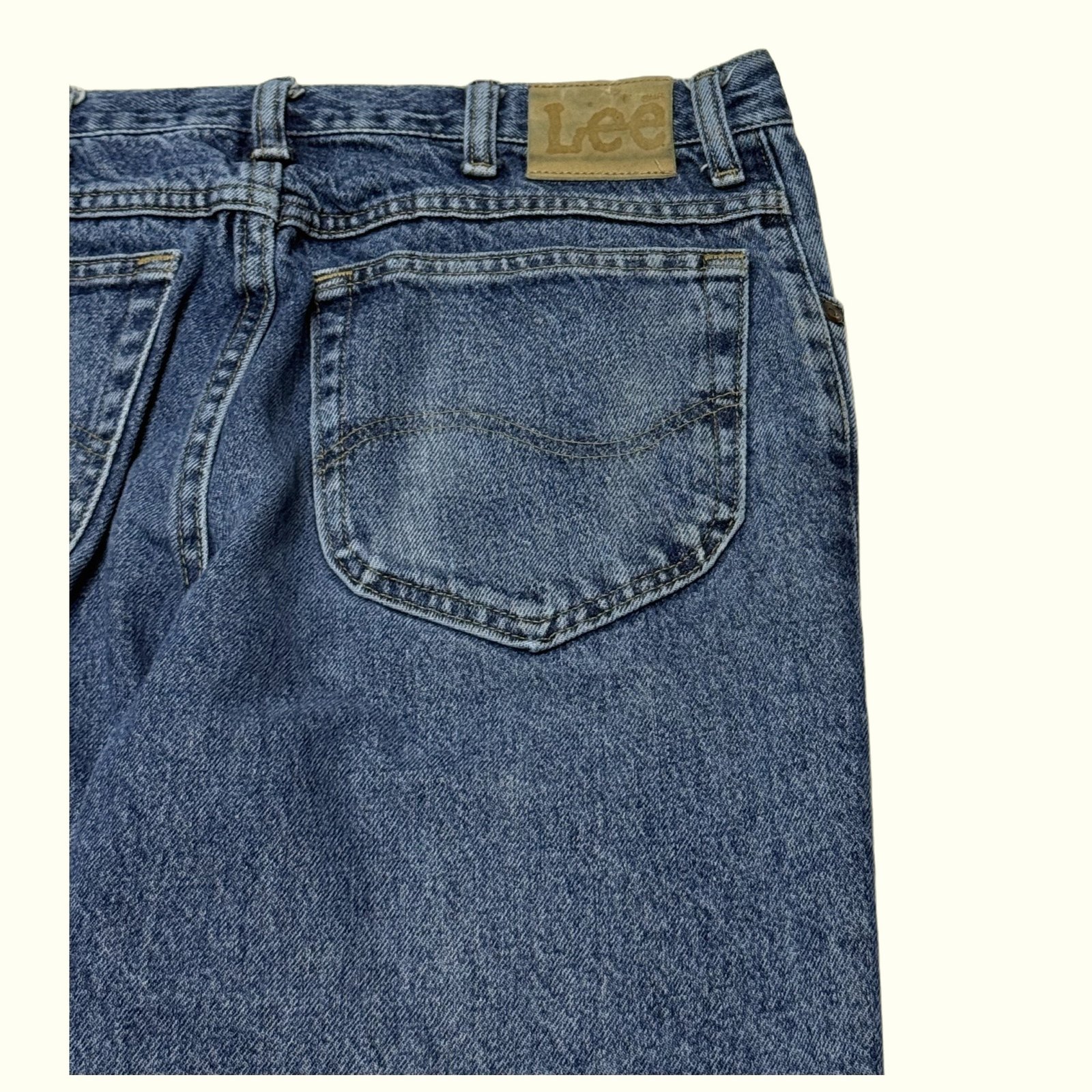Lee Jean Regular Homme 1990s Vintage – W32