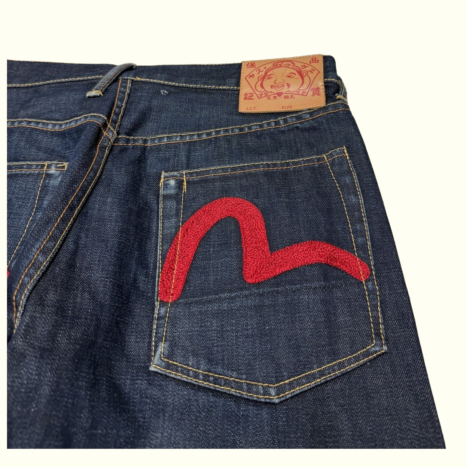 Evisu Jean Regular Homme 2000s Streetwear japonais – W36