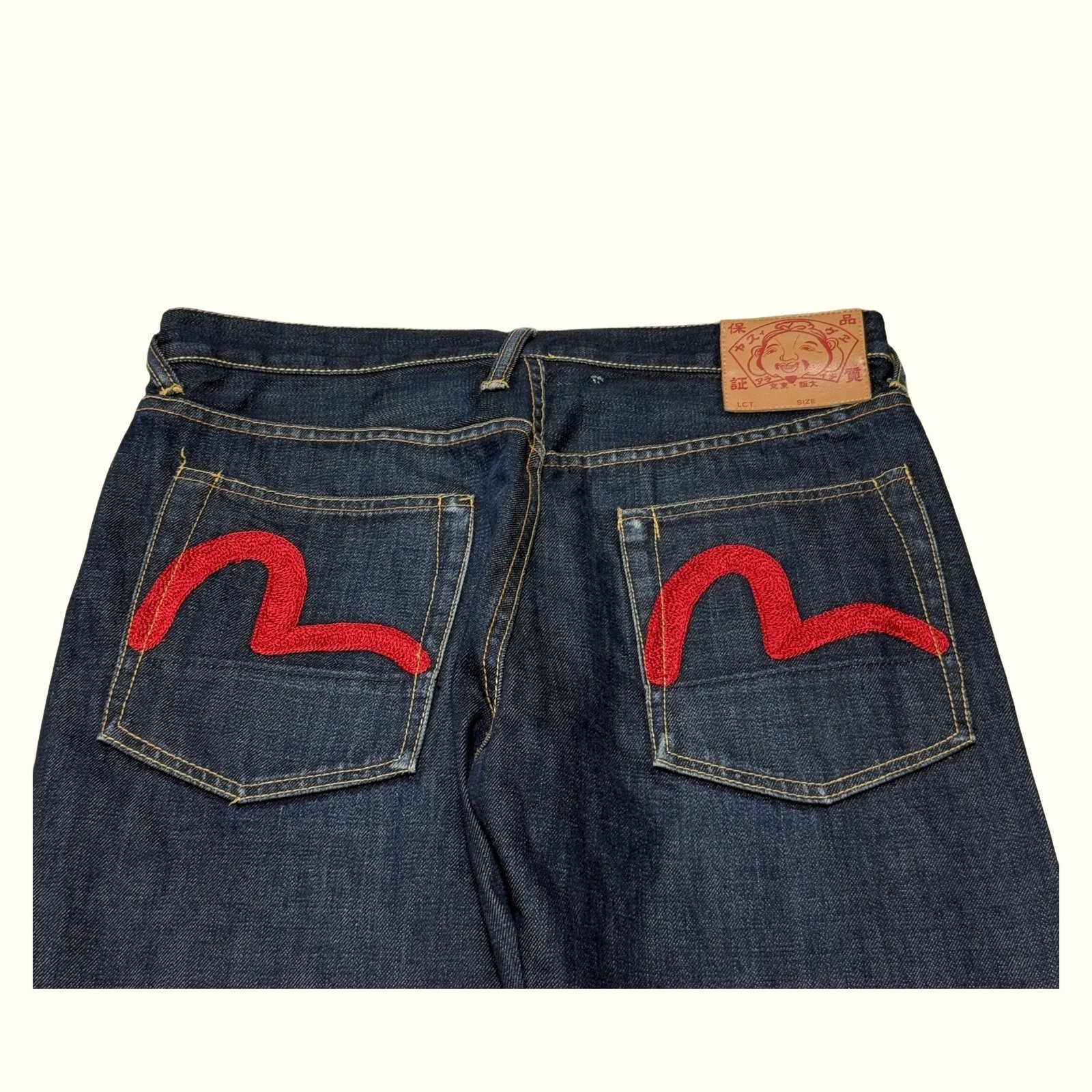 Evisu Jean Regular Homme 2000s Streetwear japonais – W36