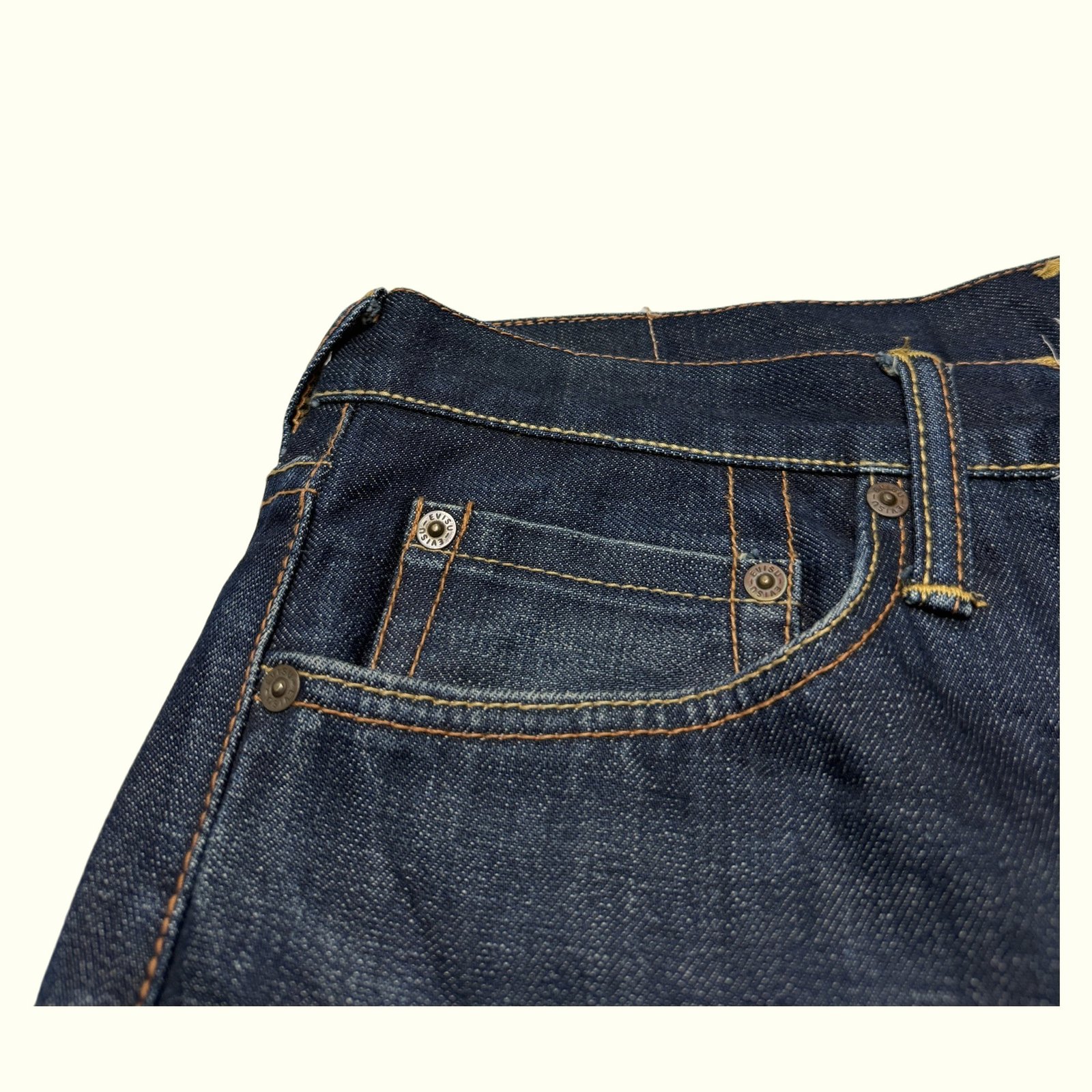 Evisu Jean Regular Homme 2000s Streetwear japonais – W36