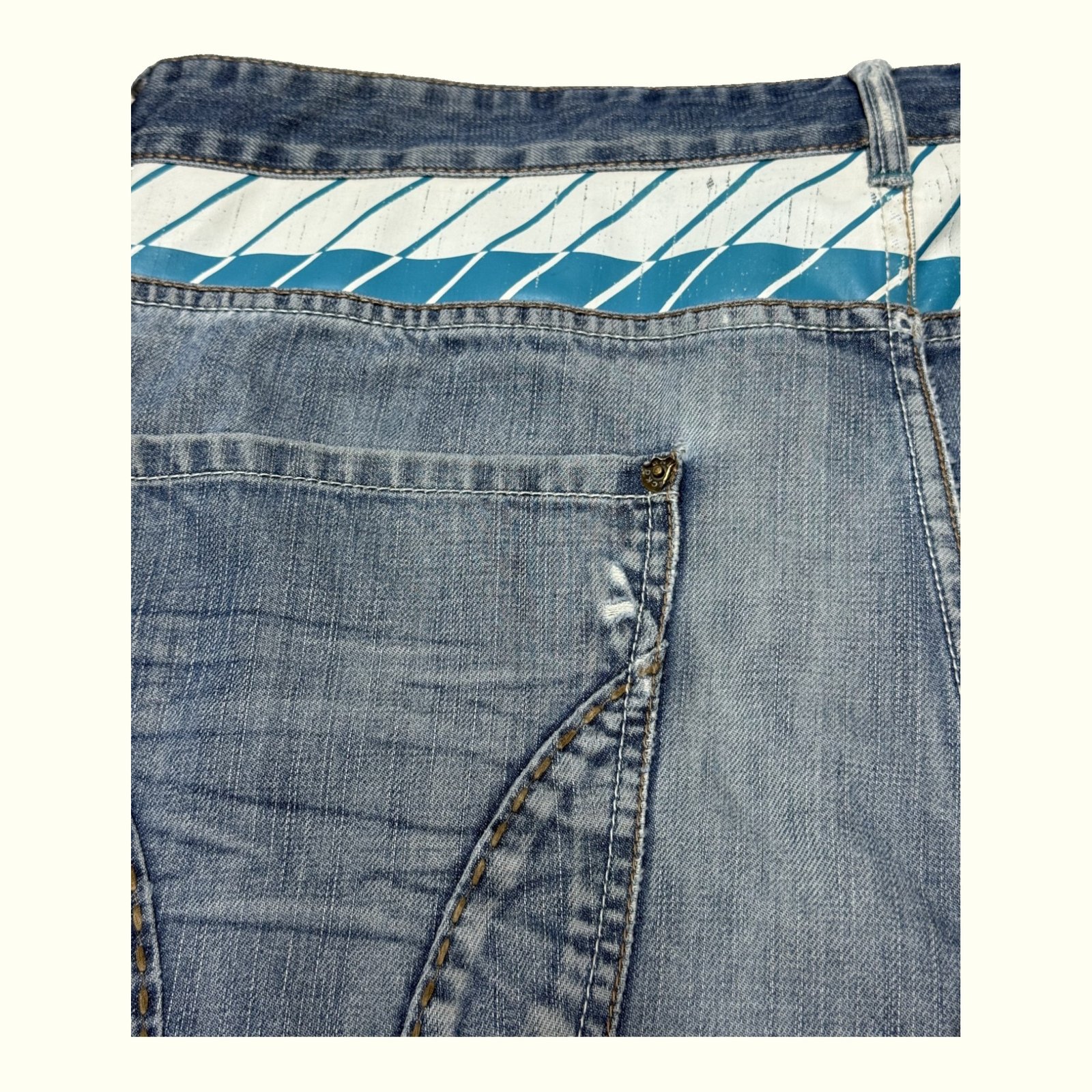 Ecko Unltd Jean Baggy Homme 2000s Y2K – W38