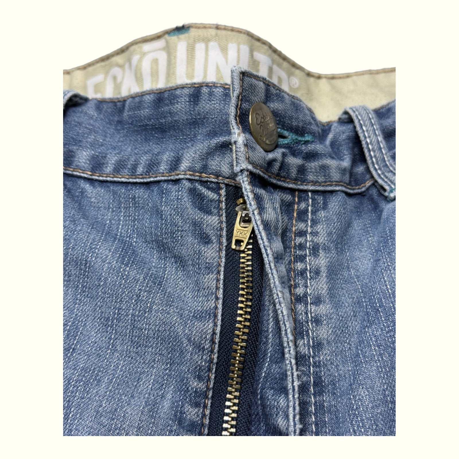 Ecko Unltd Jean Baggy Homme 2000s Y2K – W38