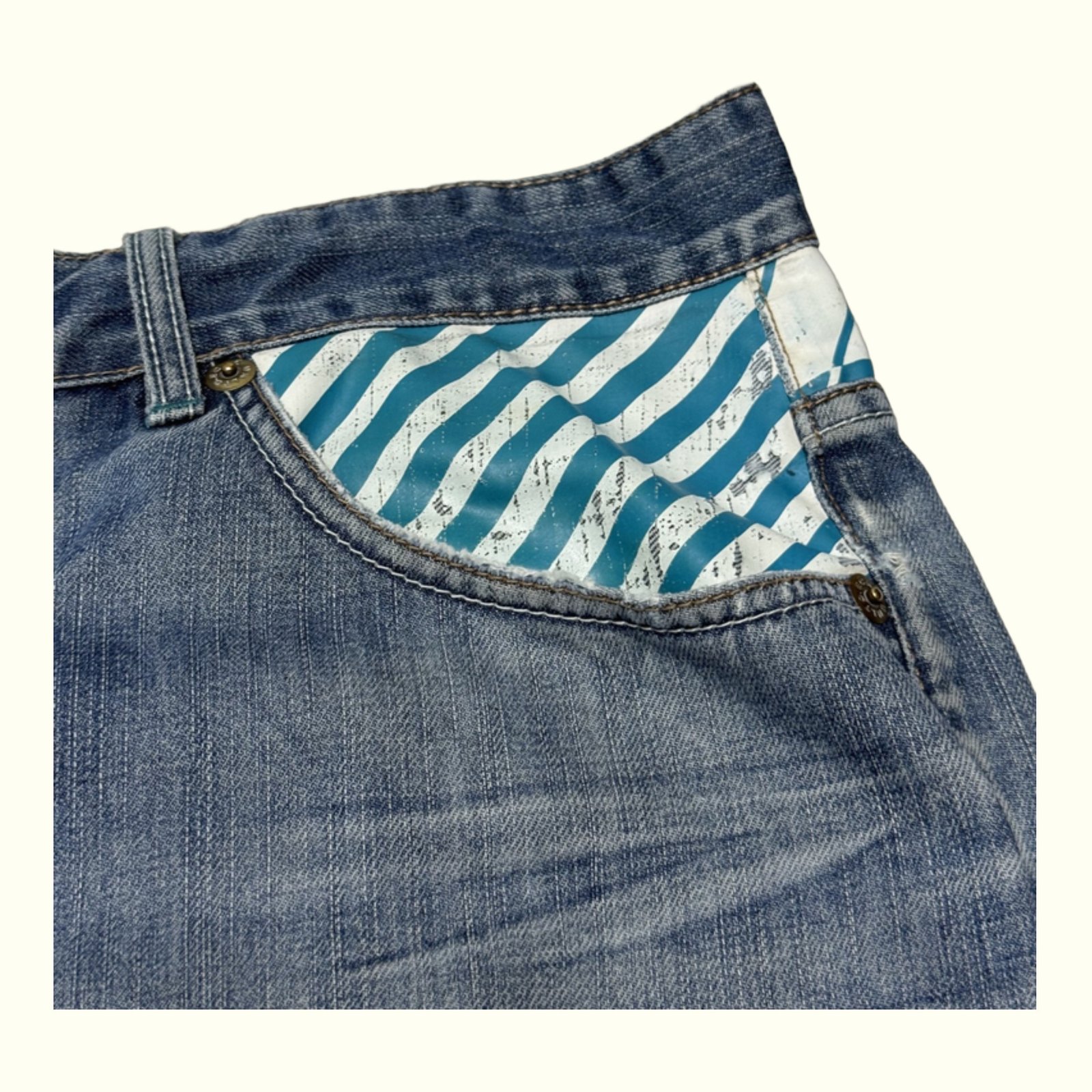 Ecko Unltd Jean Baggy Homme 2000s Y2K – W38