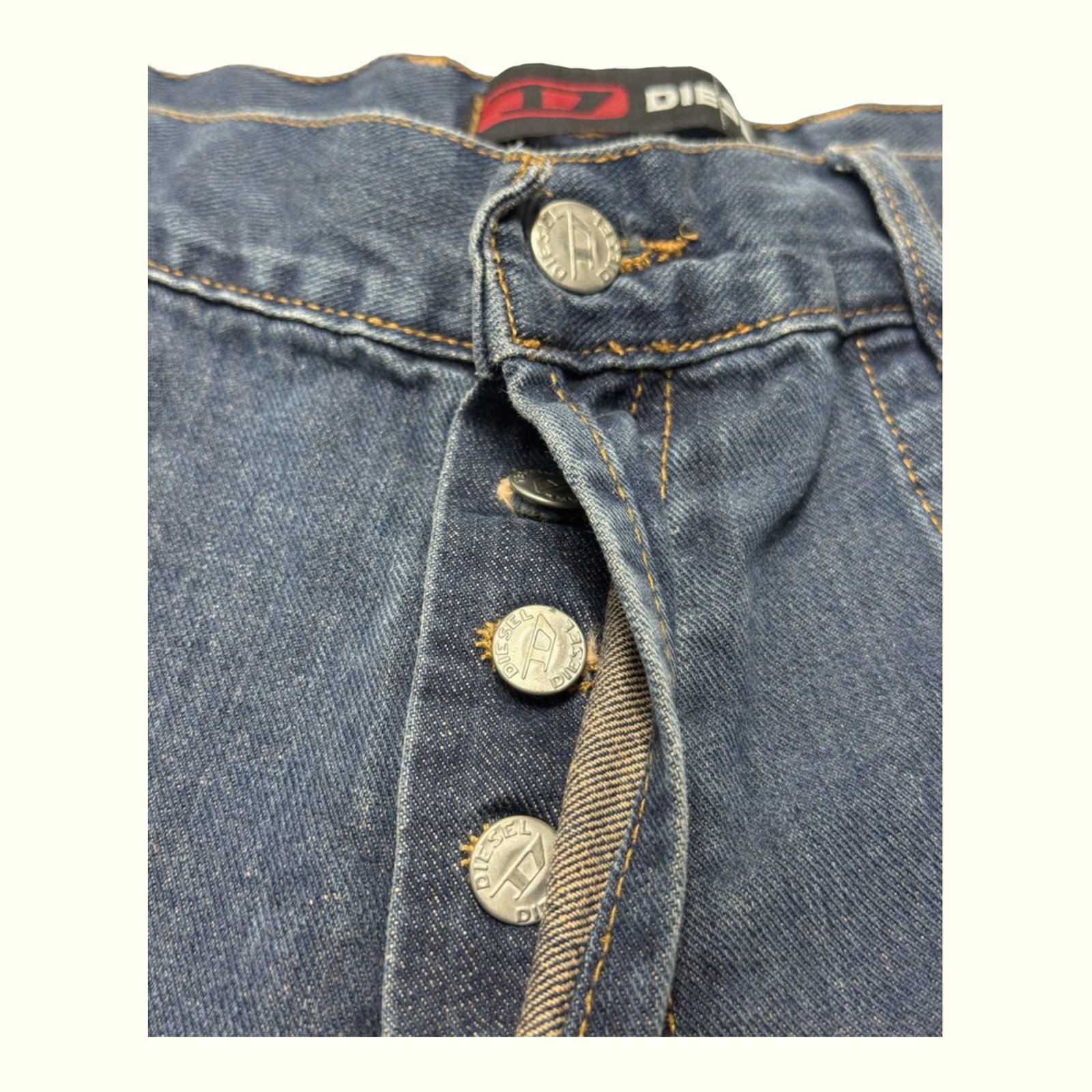 Diesel Jean Baggy Homme 2000s Y2K – W36
