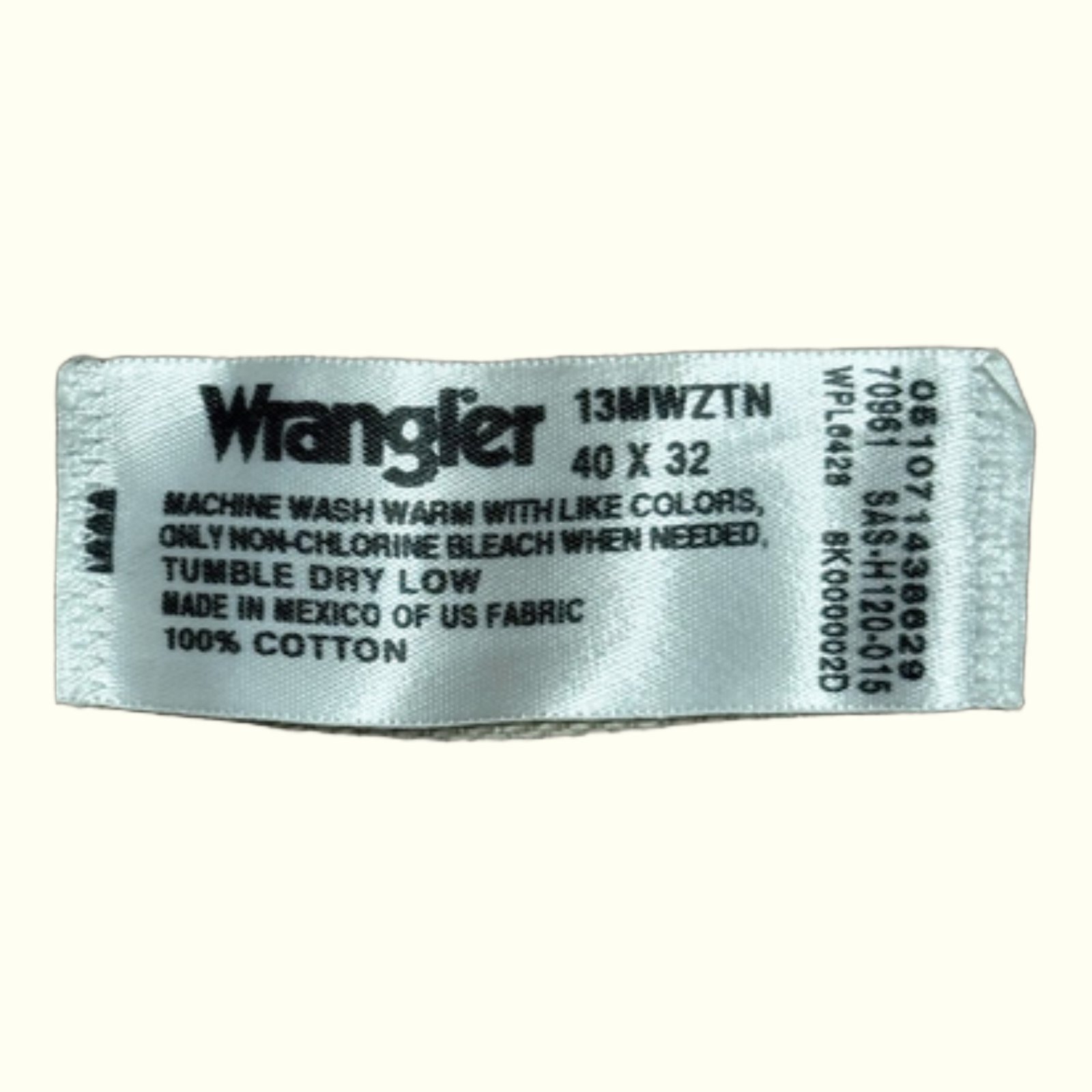 Wrangler Jean Regular Homme 2000s Western – W40