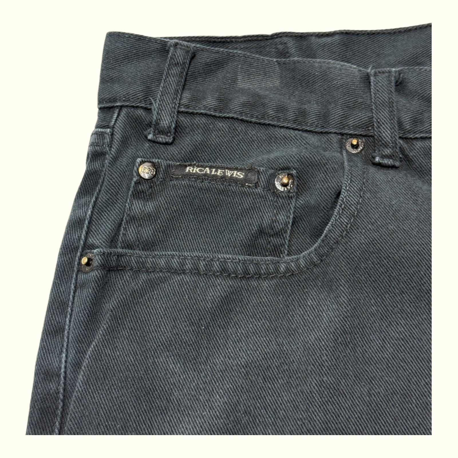 Rica Lewis Jean Regular Homme 1990s Vintage – W38