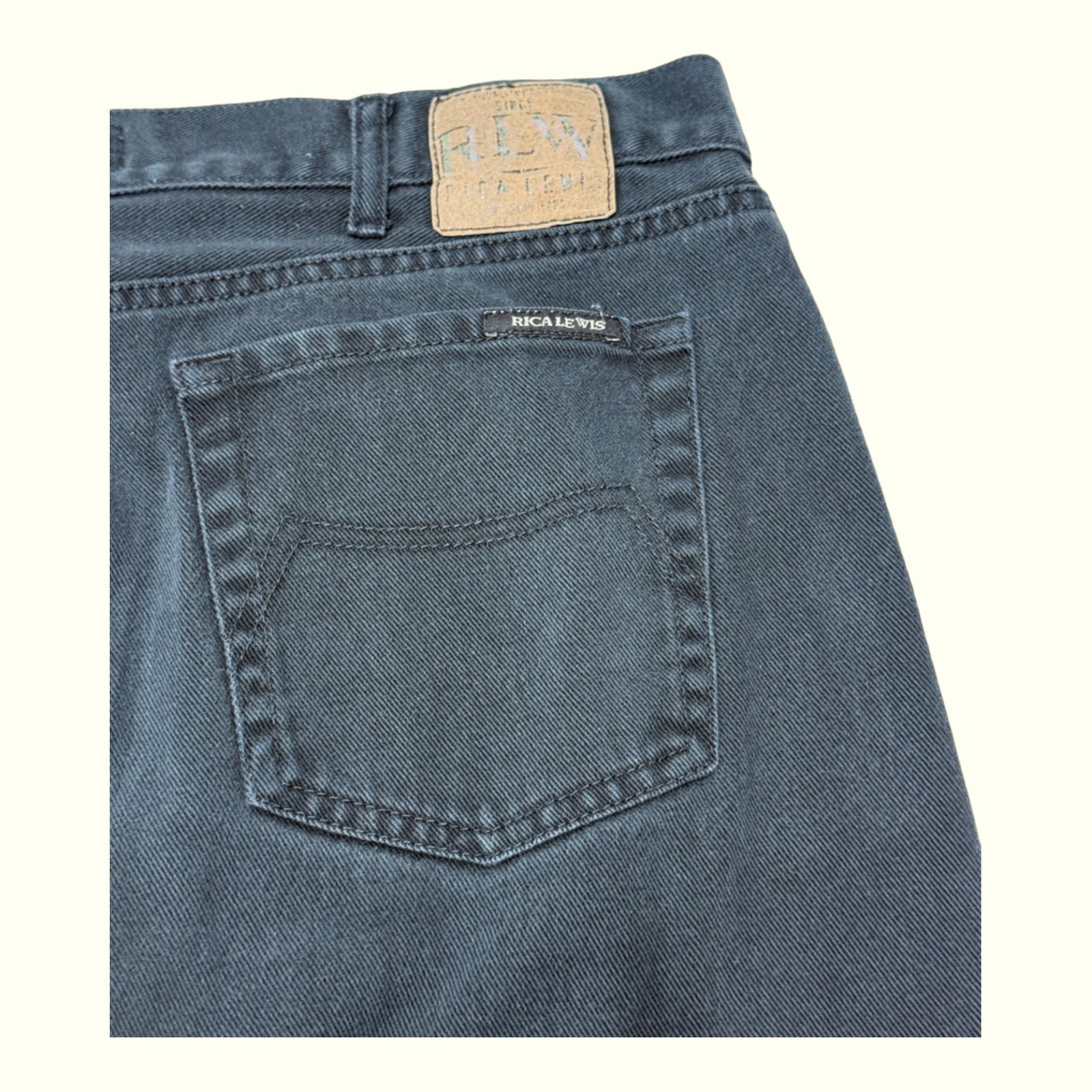 Rica Lewis Jean Regular Homme 1990s Vintage – W38
