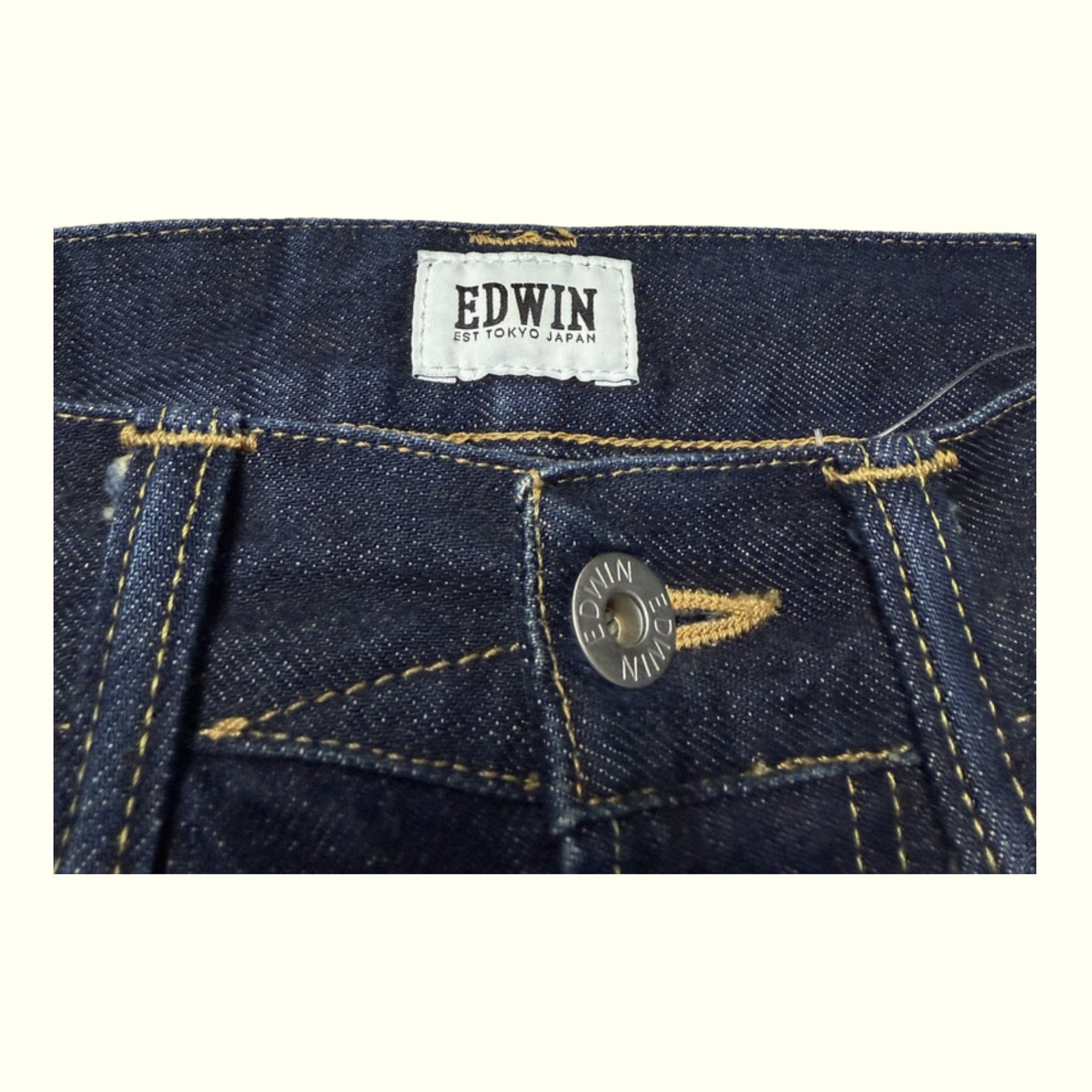 Edwin ED 55 Selvedge rainbow Jean Regular Homme Streetwear japonais – W30