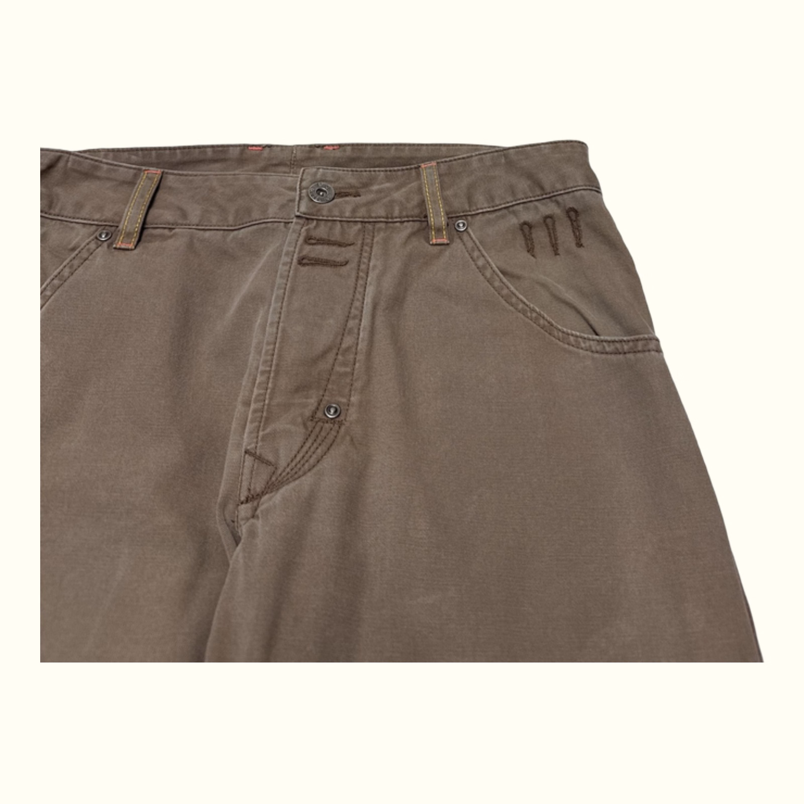 Diesel Pantalon Regular Homme 2000s Y2K – W30