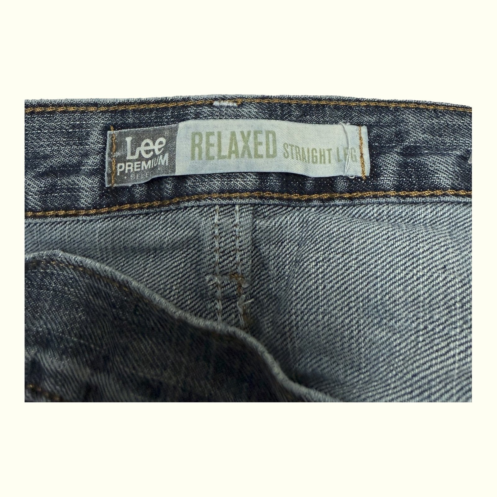 Lee Jean Relaxed Homme 2000s Workwear – W36