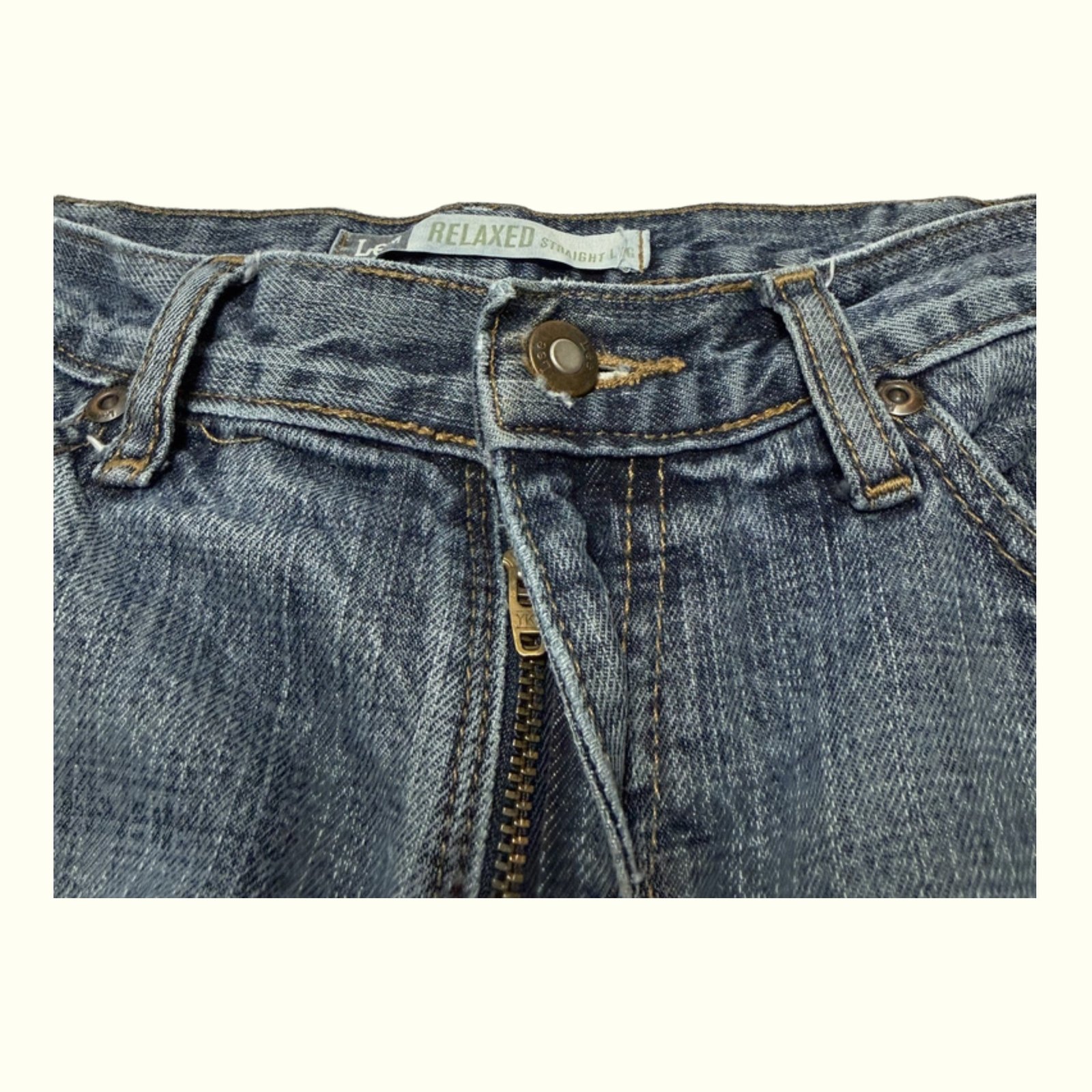 Lee Jean Relaxed Homme 2000s Workwear – W36