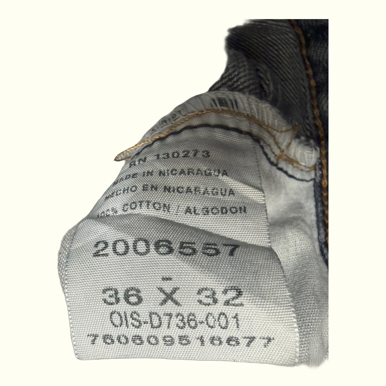 Lee Jean Relaxed Homme 2000s Workwear – W36