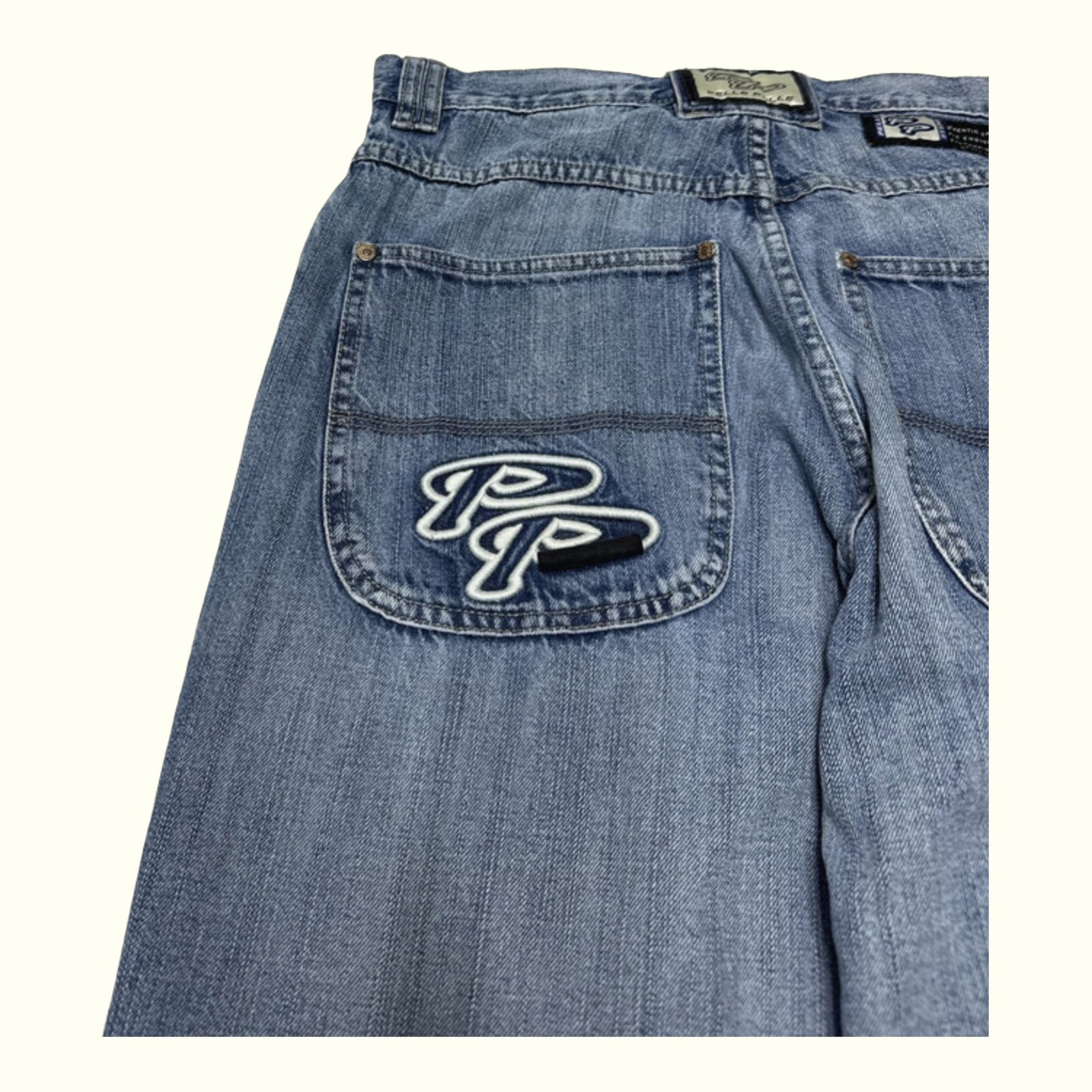 Pelle Pelle Jean Baggy Homme 2000s Streetwear – W42