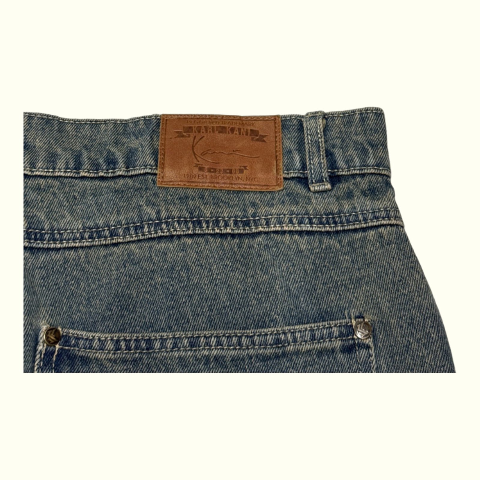 Karl Kani Jean Baggy Homme 2000s Streetwear – W34