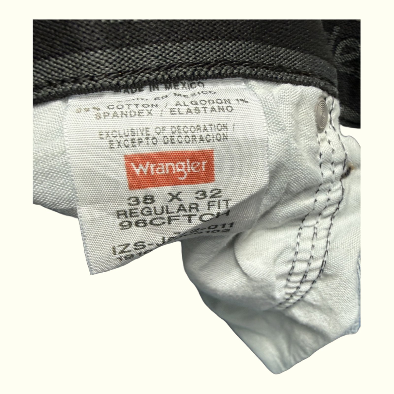 Wrangler Jean Regular Homme Workwear – W38