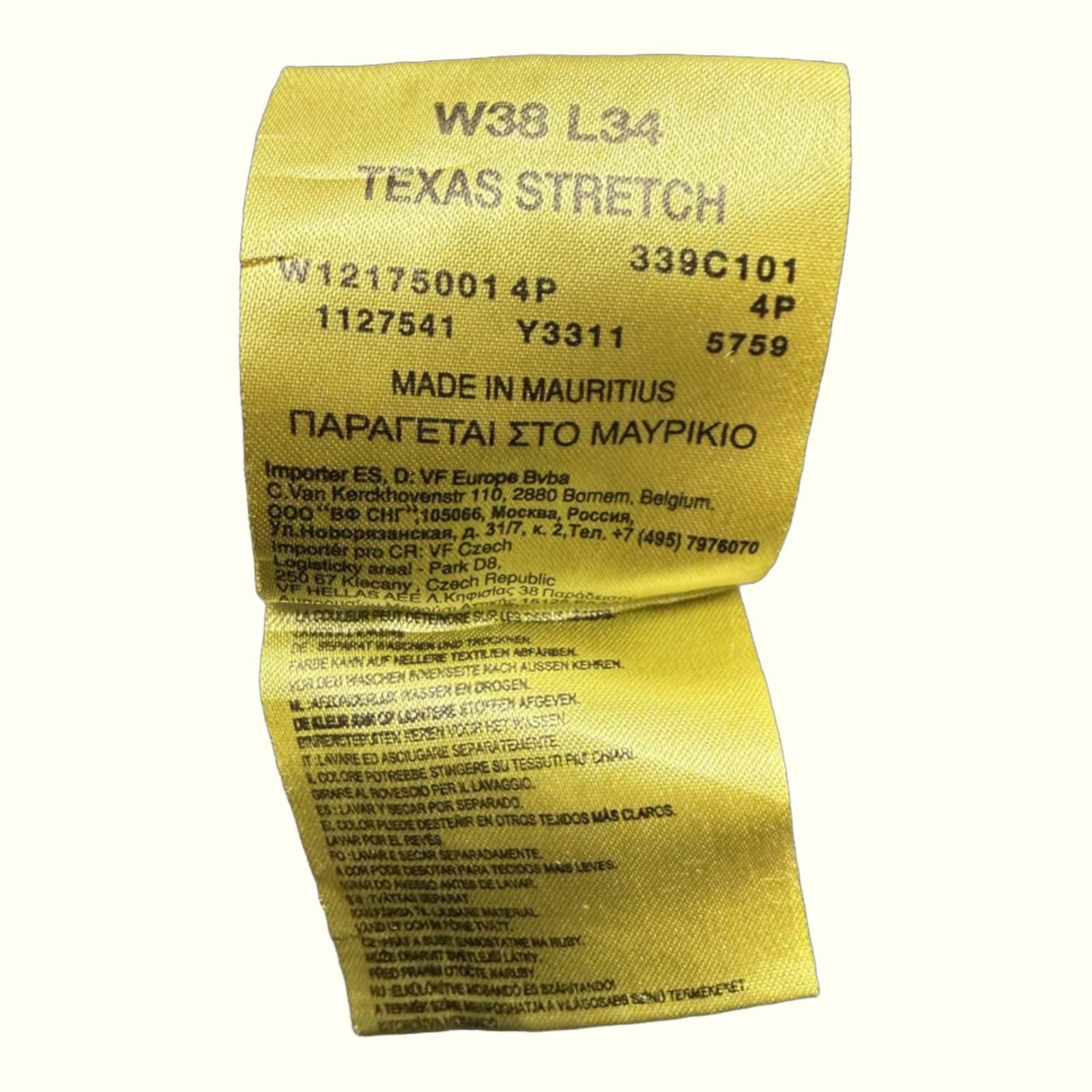 Wrangler Jean Regular Homme Workwear – W38