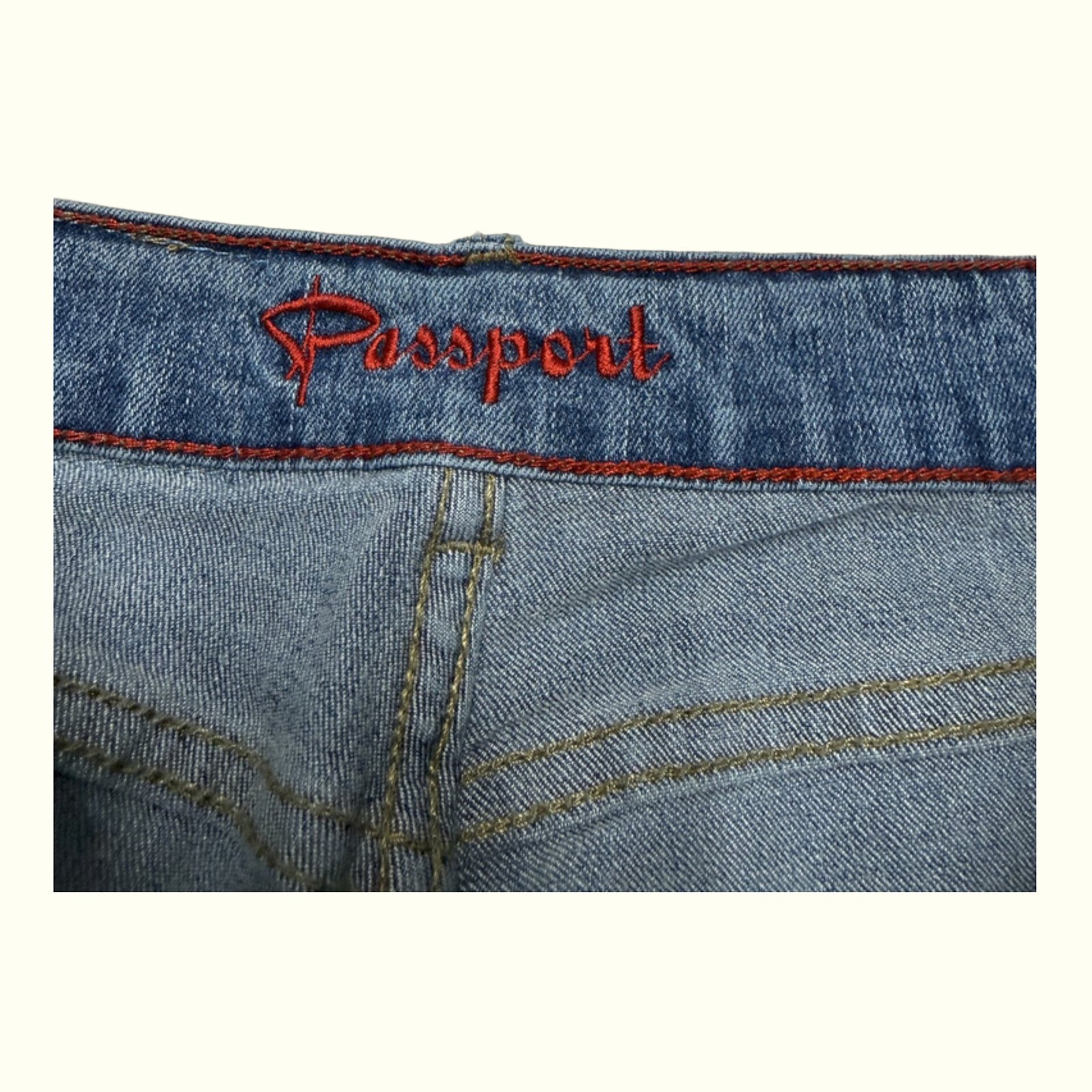 Passport Jean Évasé Femme 2000s Y2K – W28