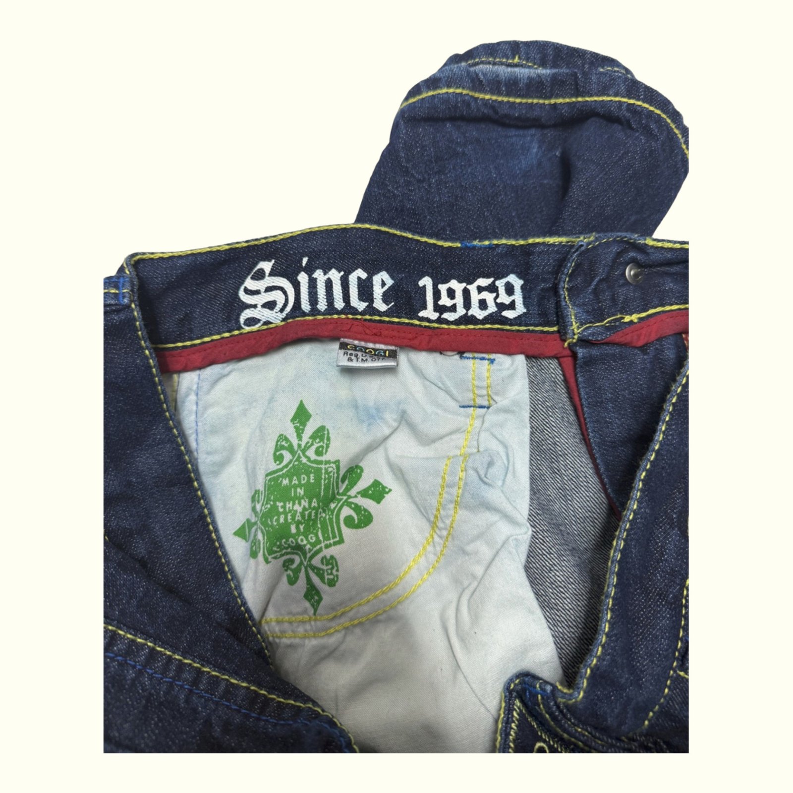 Coogi Jean Large Homme 2000s Streetwear – W36