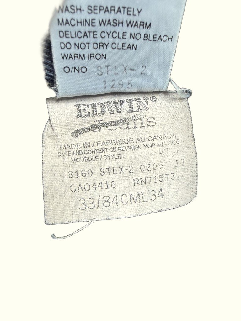 Edwin Jean Regular Homme 1990s Vintage – W33