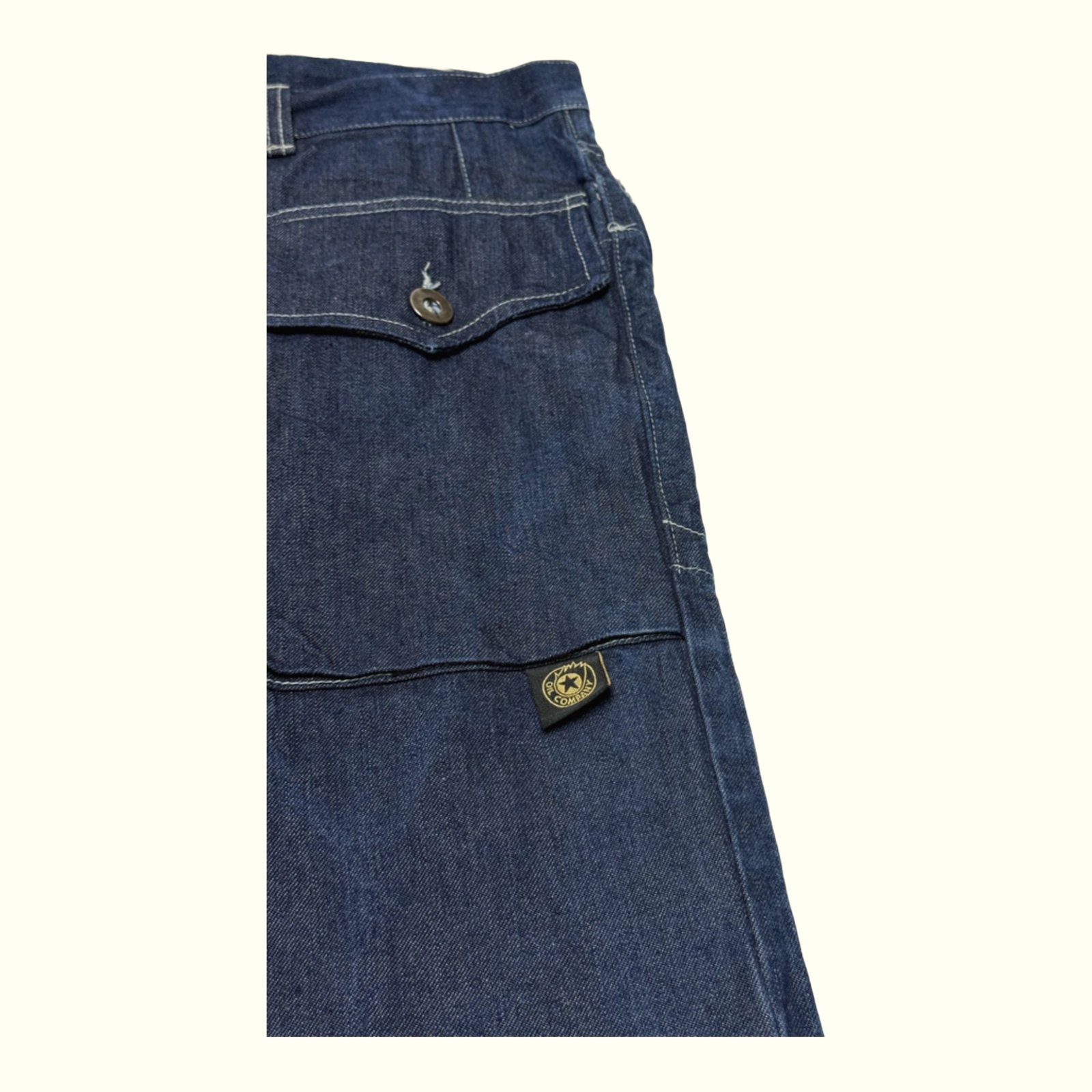 Oil Company Jean Large Homme 1990s Workwear – W32