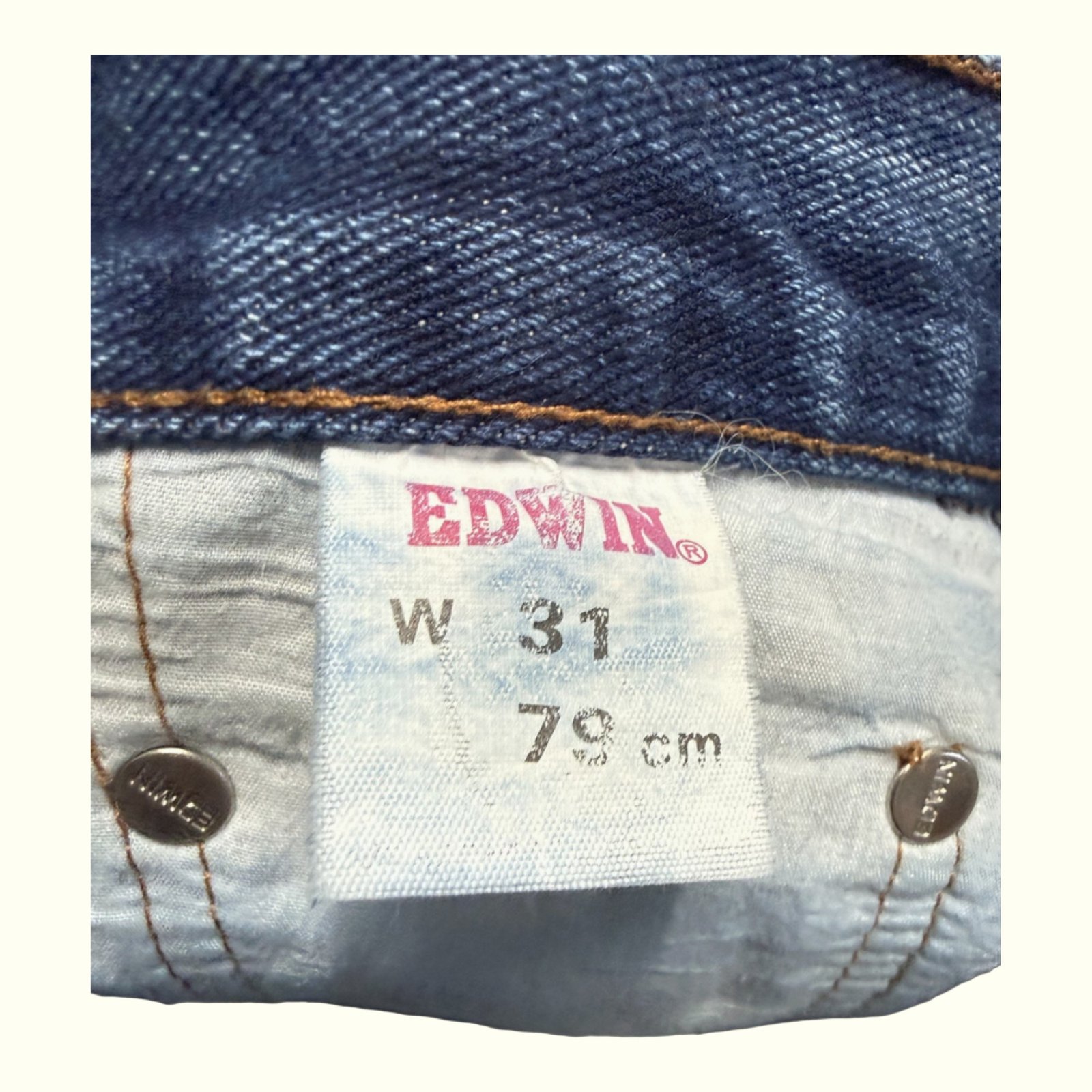 Edwin Jean Regular Homme 1990s Vintage – W31