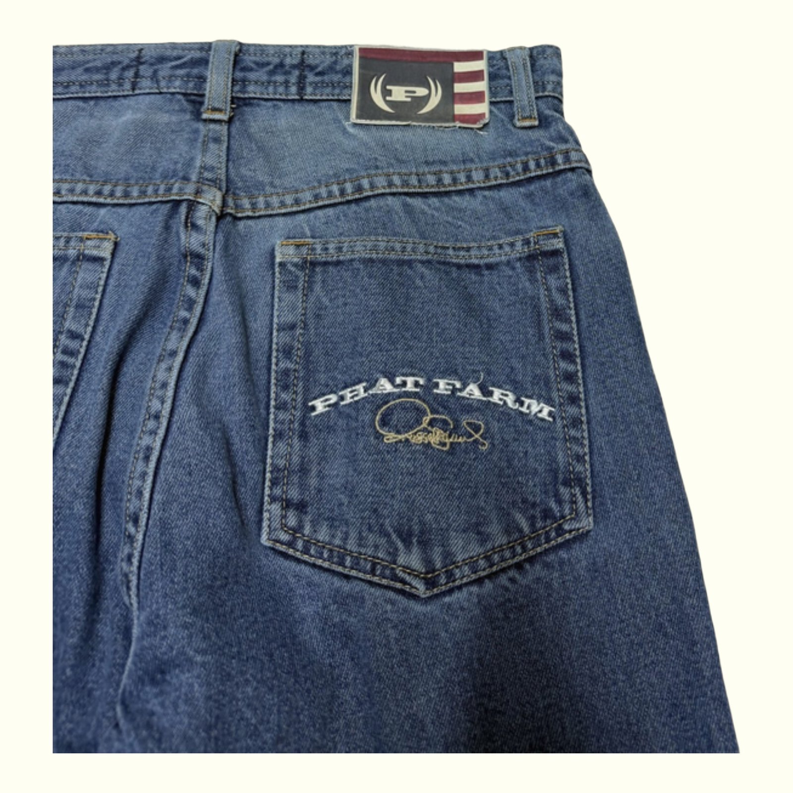 Phat Farm Jean Baggy Homme 2000s Y2K – W29