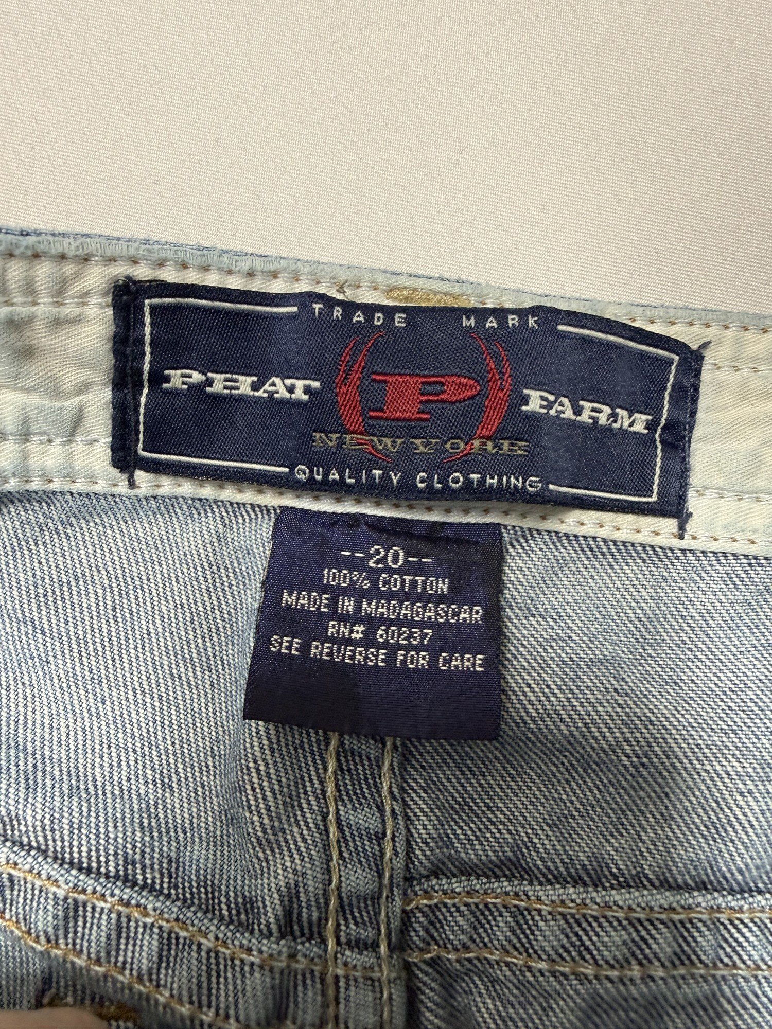 Phat Farm Jean Baggy Homme 2000s Y2K – W29