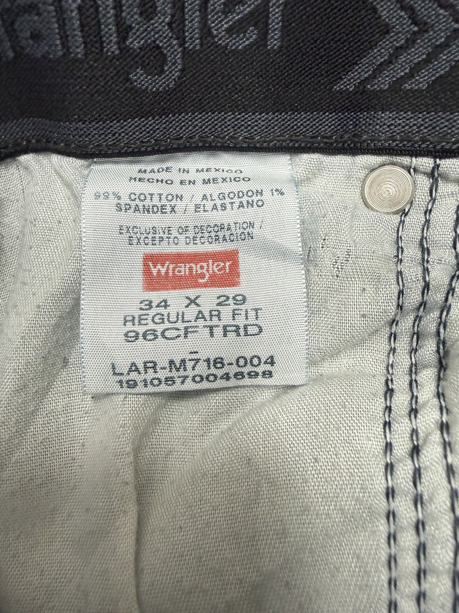 Wrangler Jean Regular Homme Workwear – W34