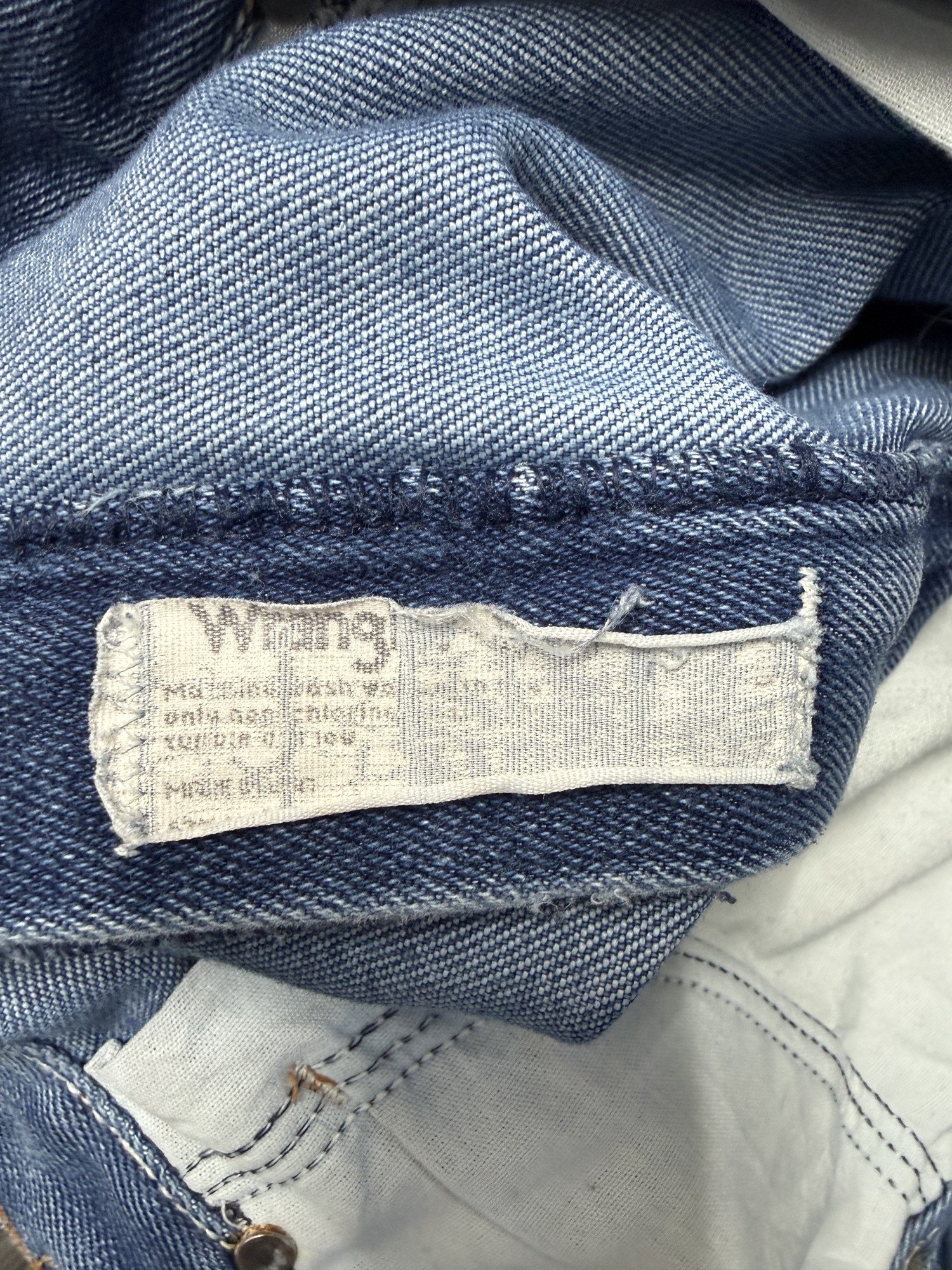 Wrangler Vaqueros Regular Hombre 1990s Western – W37