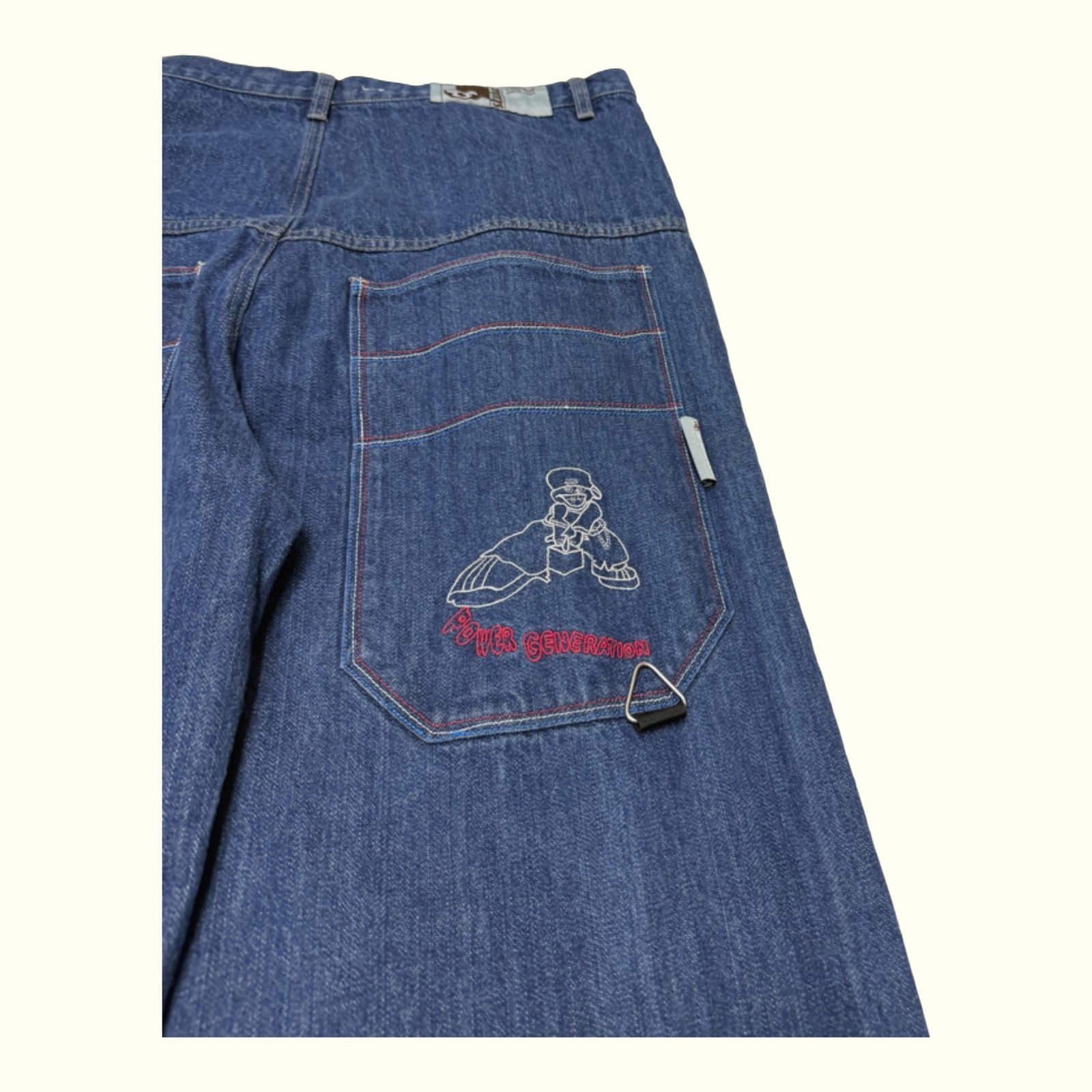 Stuka Jean Baggy Homme 2000s Y2K – W40