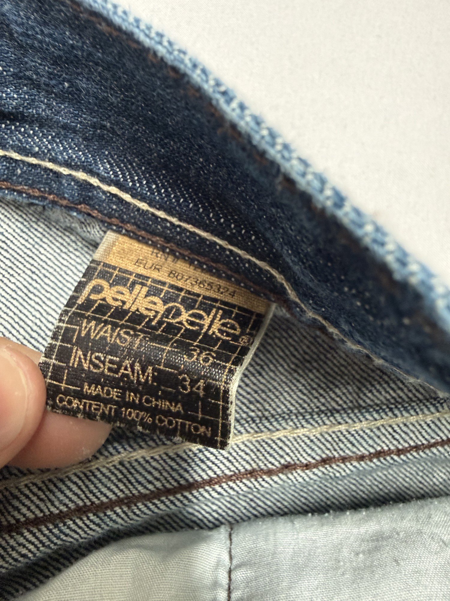 Pelle Pelle Jean Large Homme 2000s Streetwear – W36