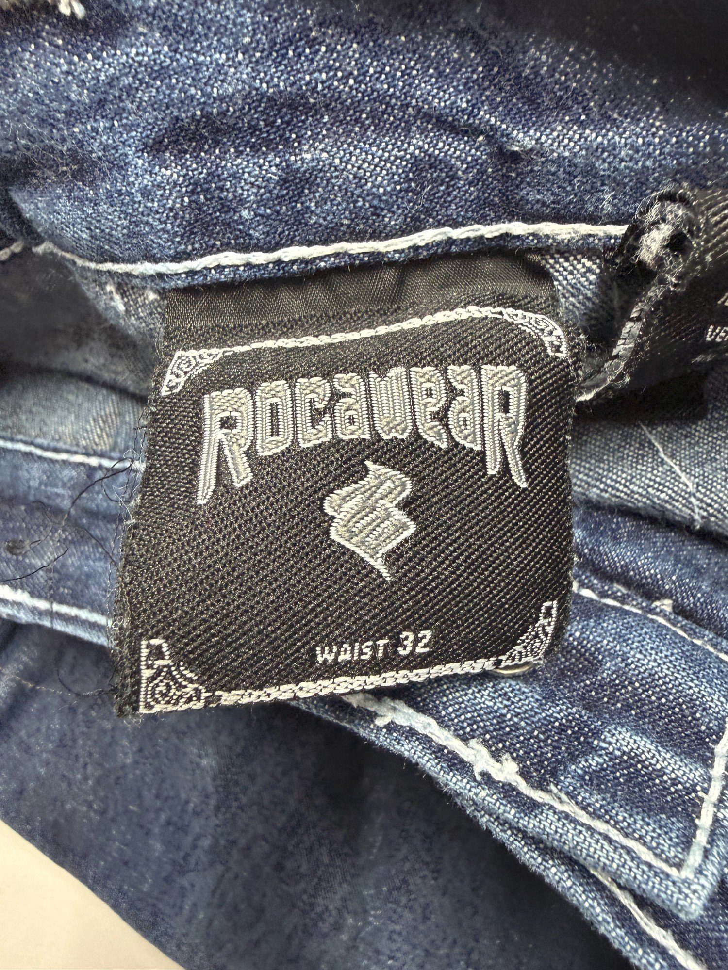 Rocawear Jean Large Homme 2000s Y2K – W32