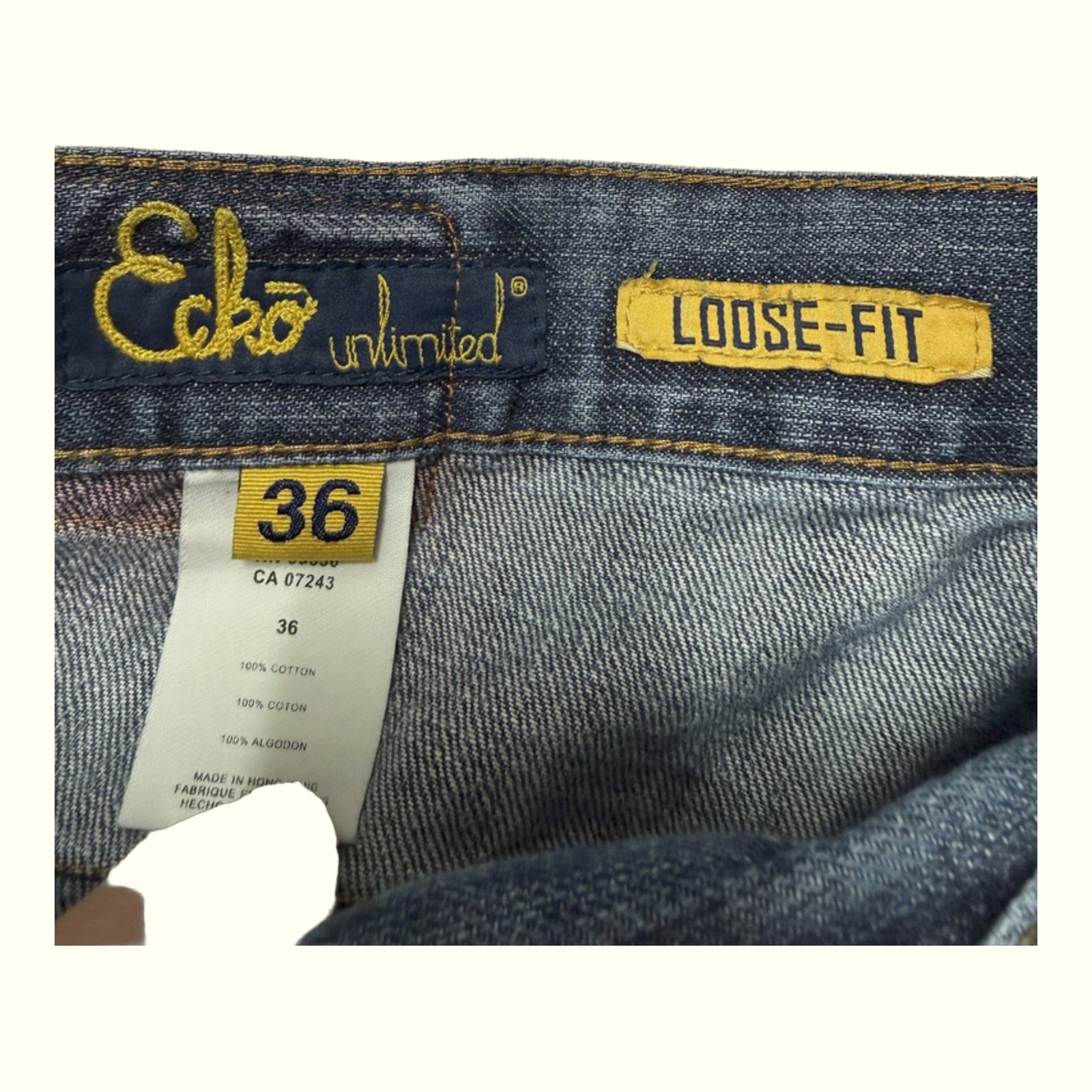 Ecko Unltd. Jean Large Homme 2000s Y2K – W36